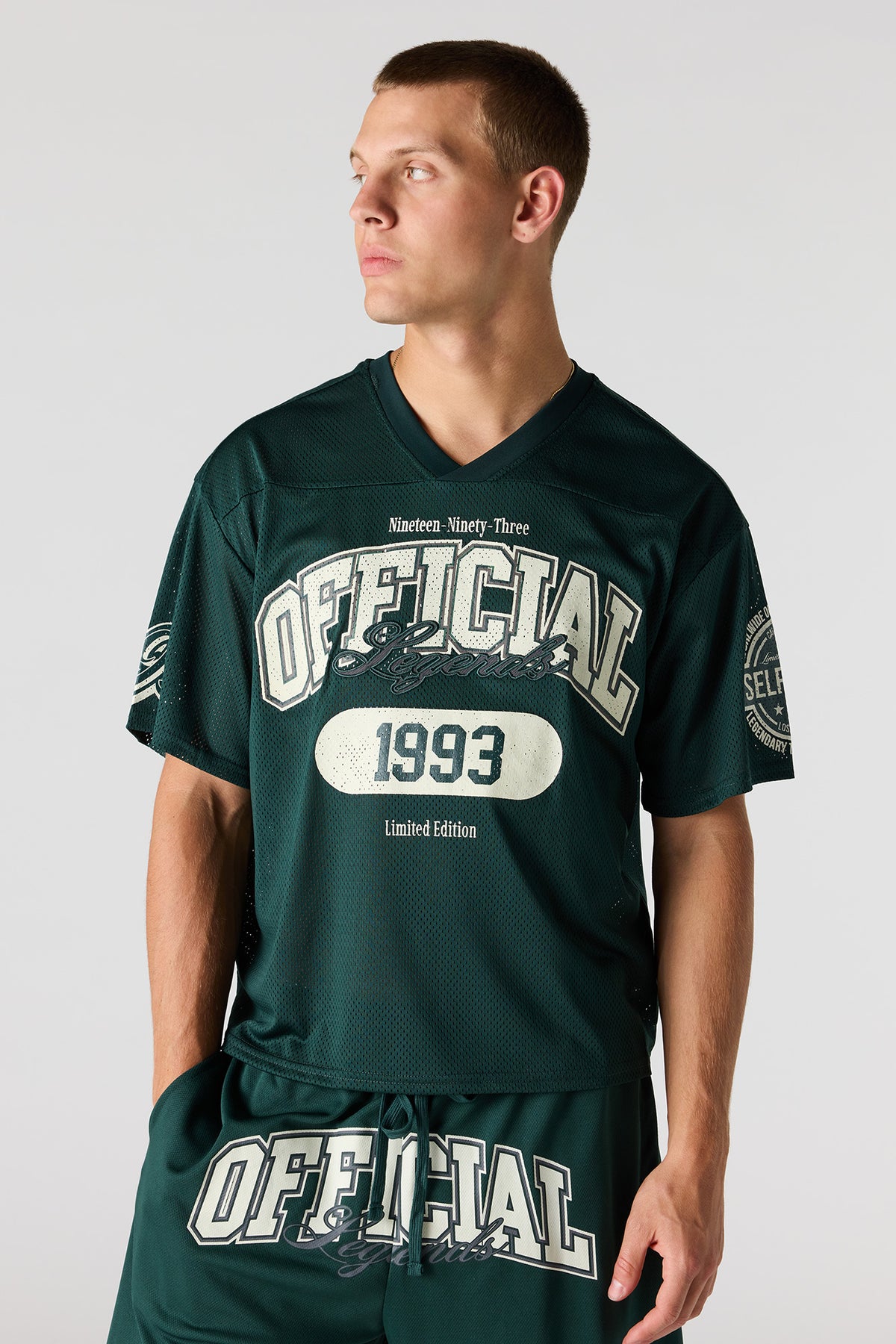 Jersey en filet imprimé
