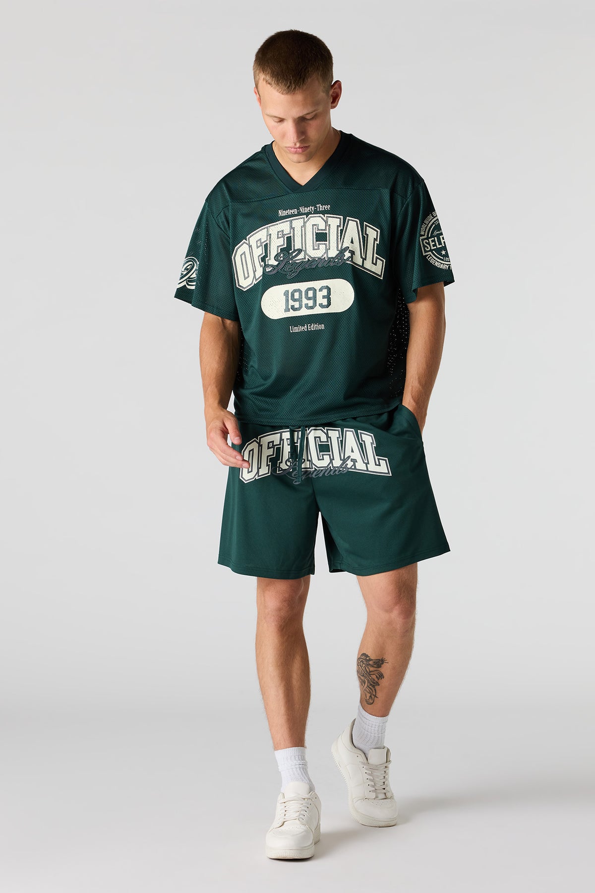 Vue alternative 3. Jersey en filet imprimé