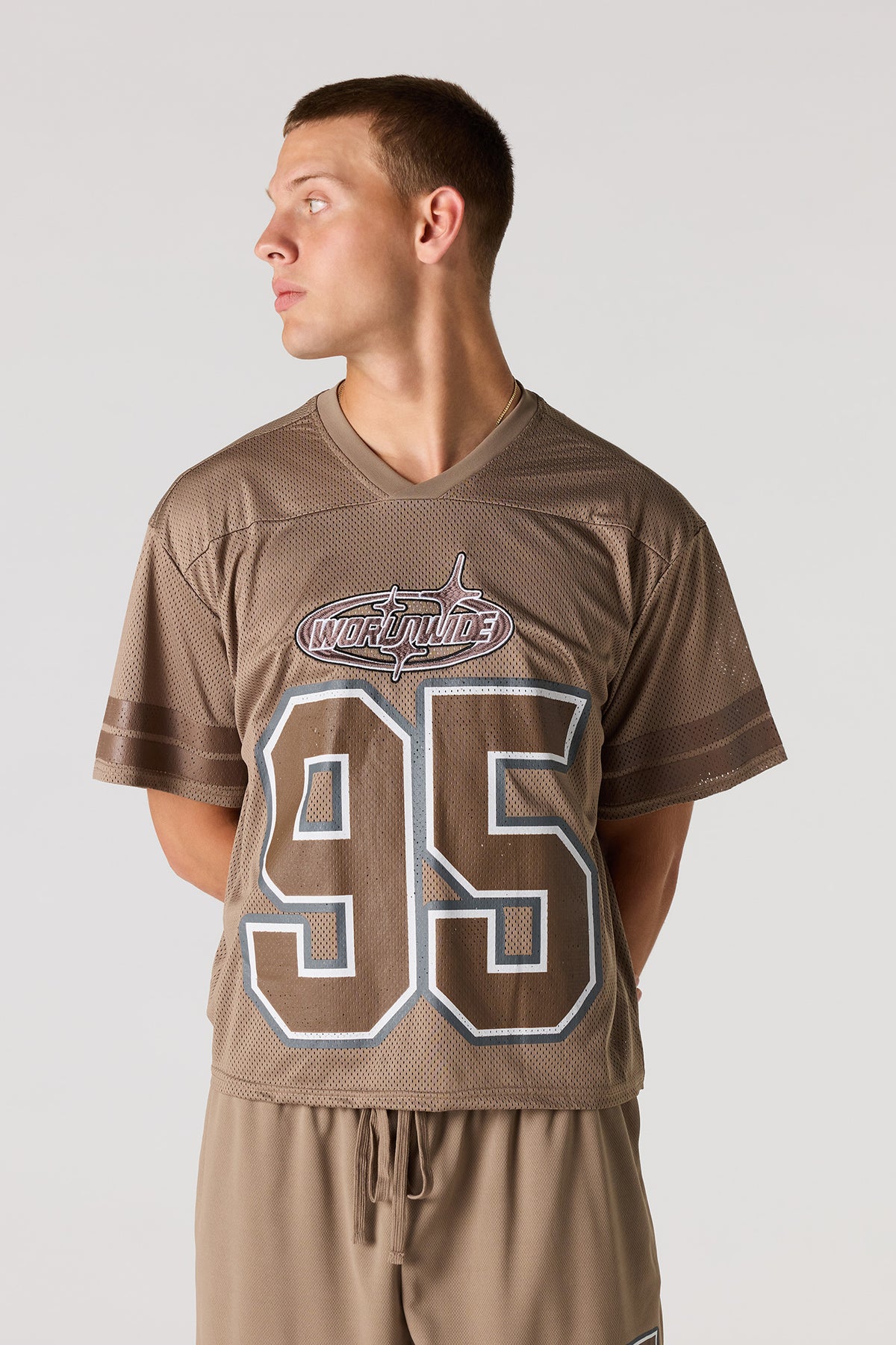 Jersey en filet imprimé