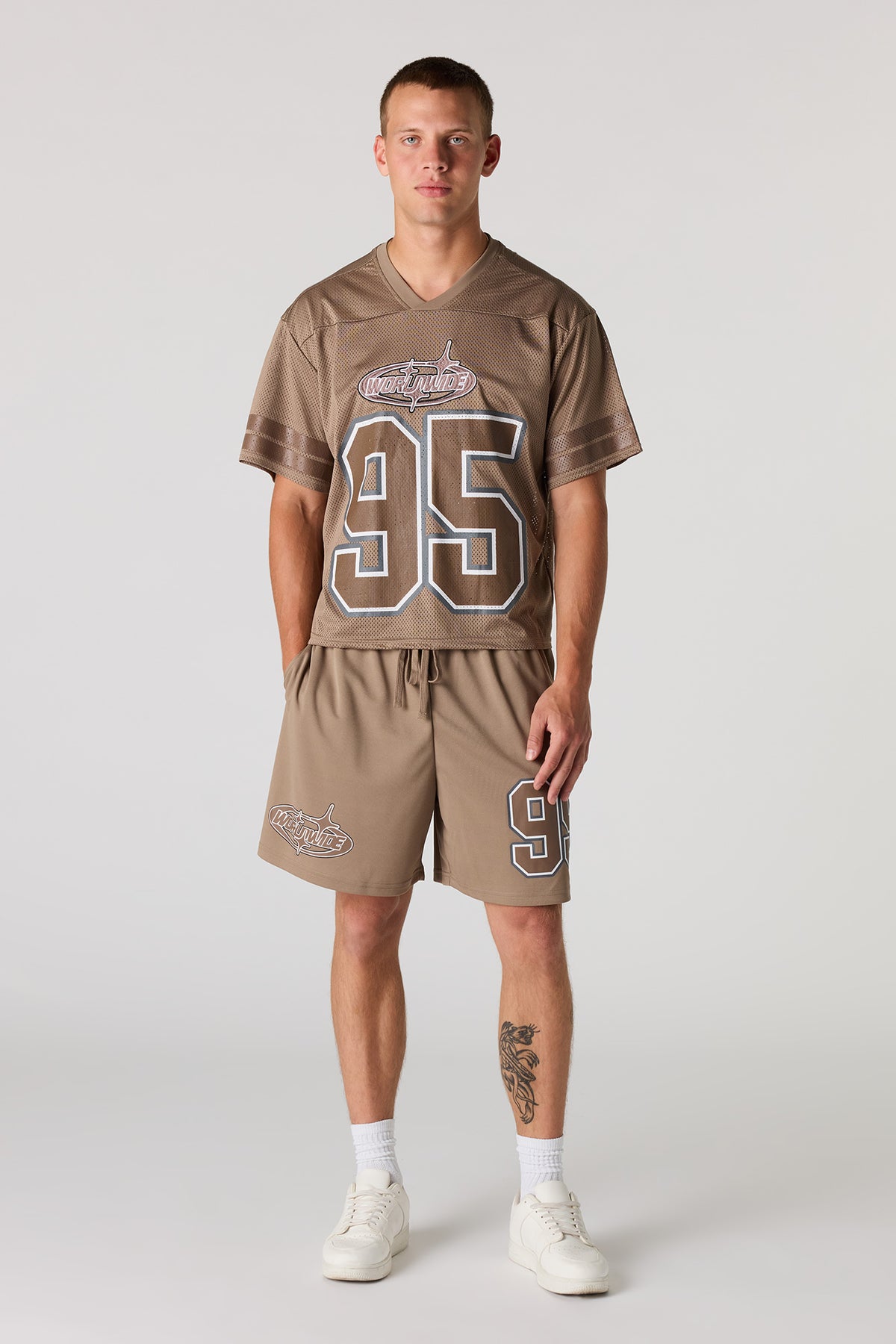 Vue alternative 3. Jersey en filet imprimé
