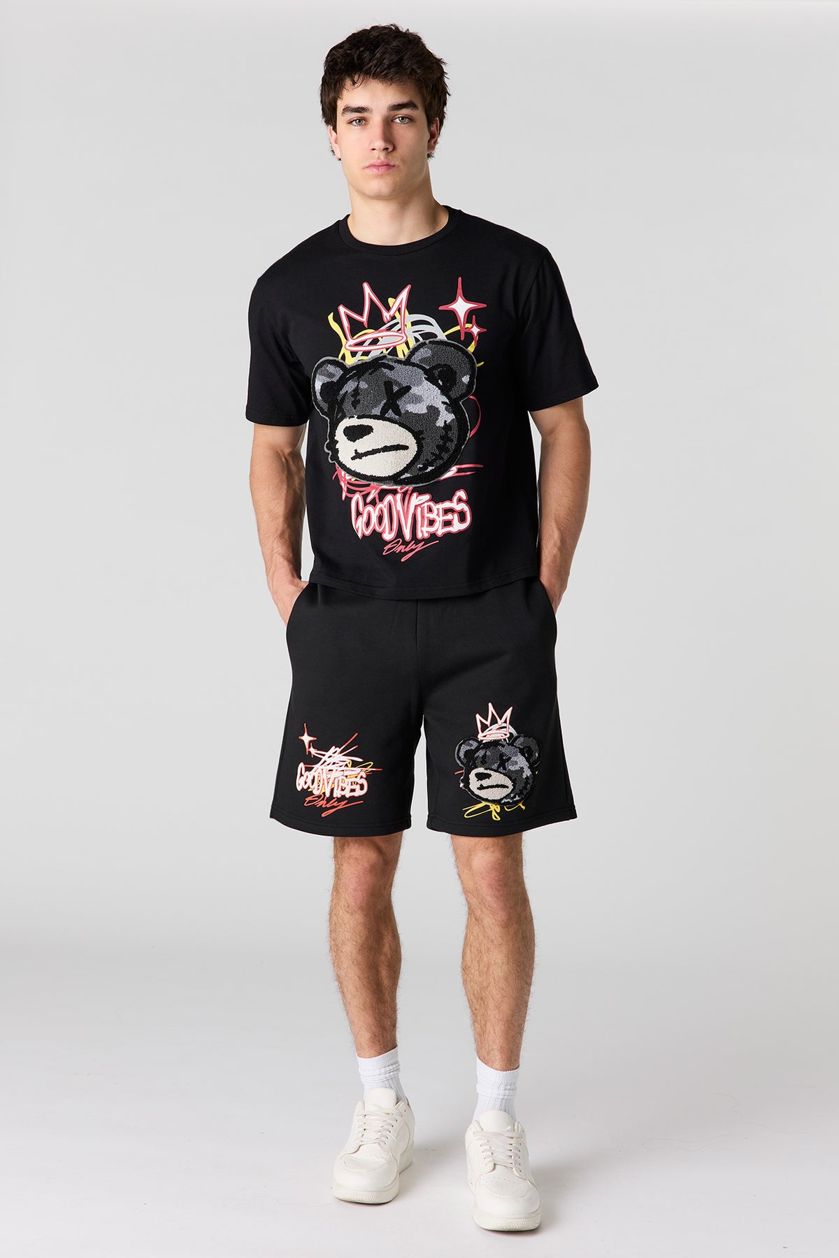 Vue alternative 3. T-shirt en coton lourd de qualité supérieure