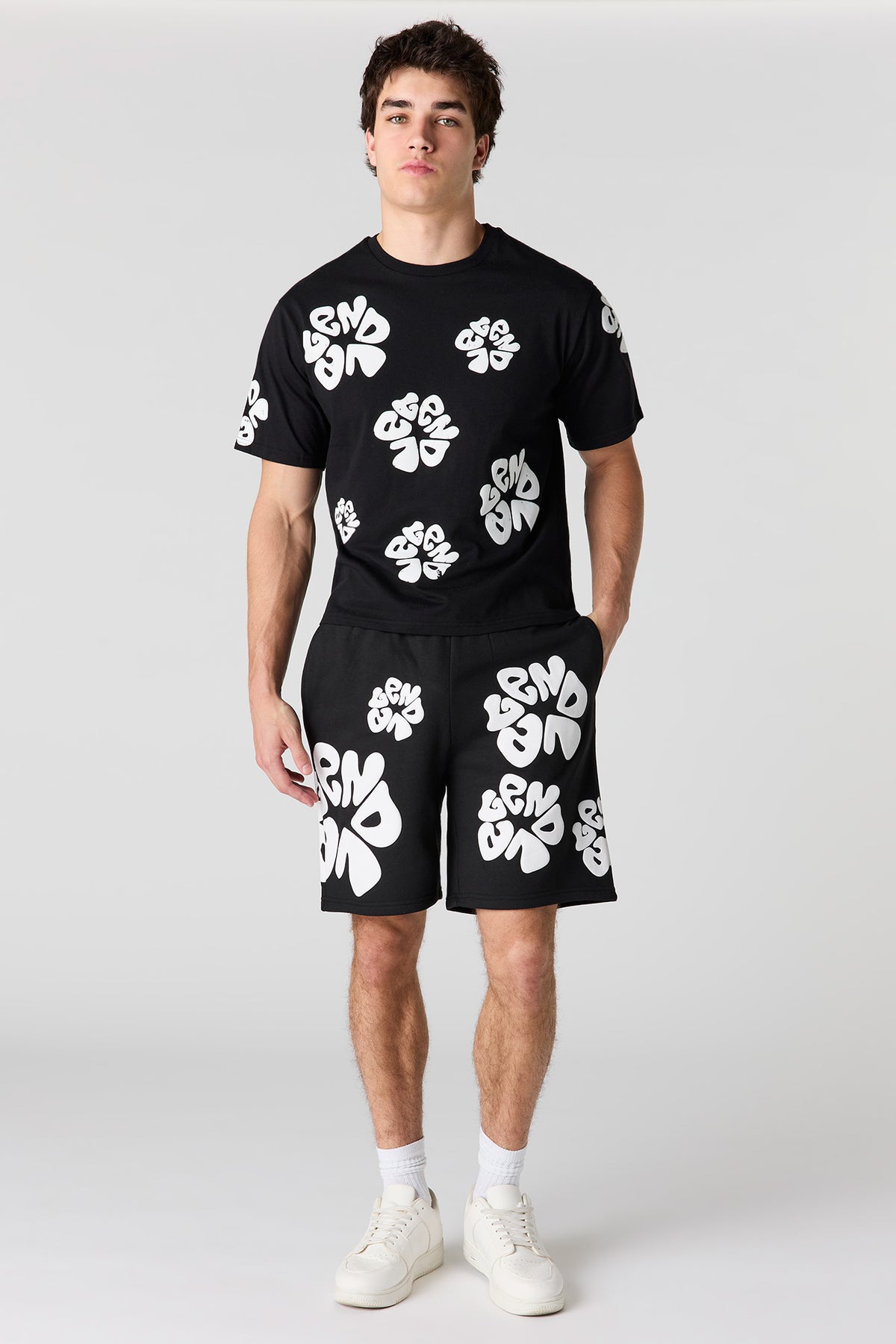 Vue alternative 3. T-shirt en coton lourd de qualité supérieure