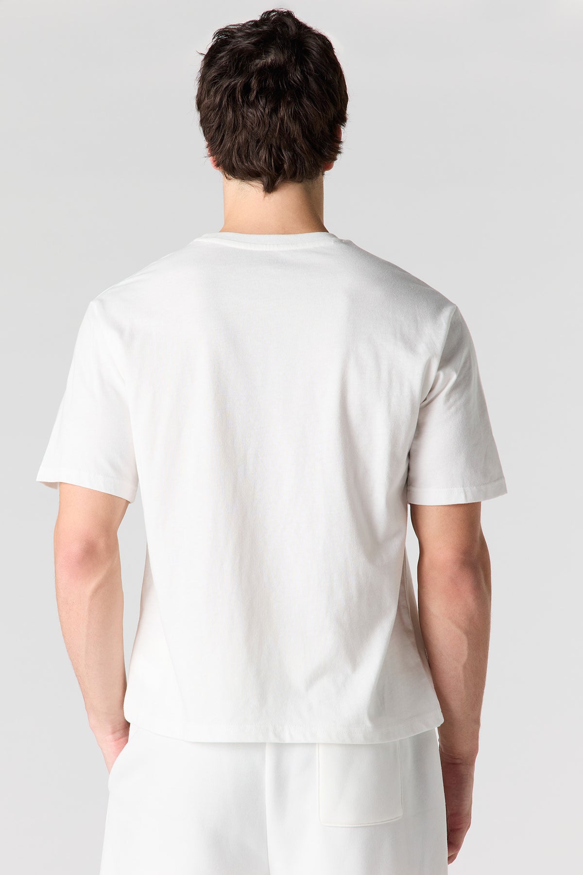 Alt View 2. Premium Heavyweight Cotton T-Shirt - White