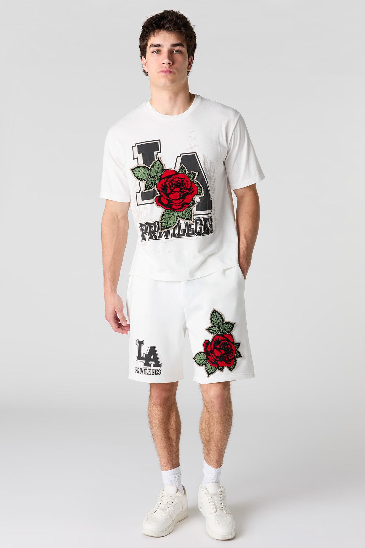 Alt View 3. Premium Heavyweight Cotton T-Shirt - White