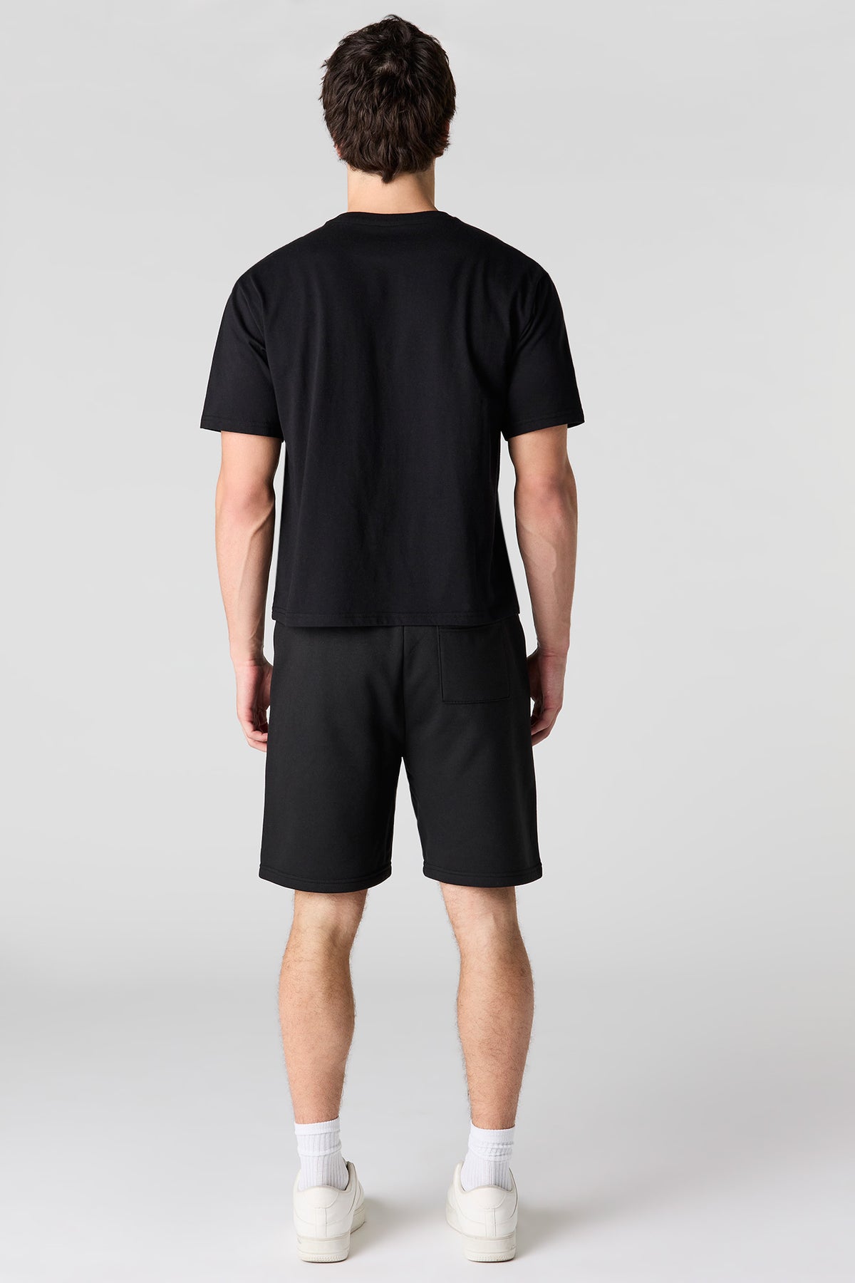 Vue alternative 3. Short en molleton imprimé