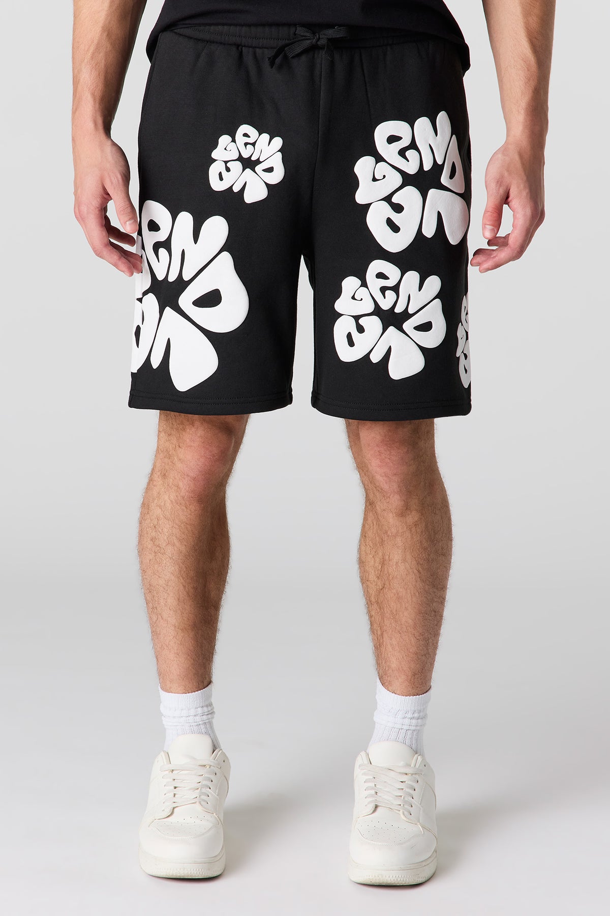 Short en molleton imprimé