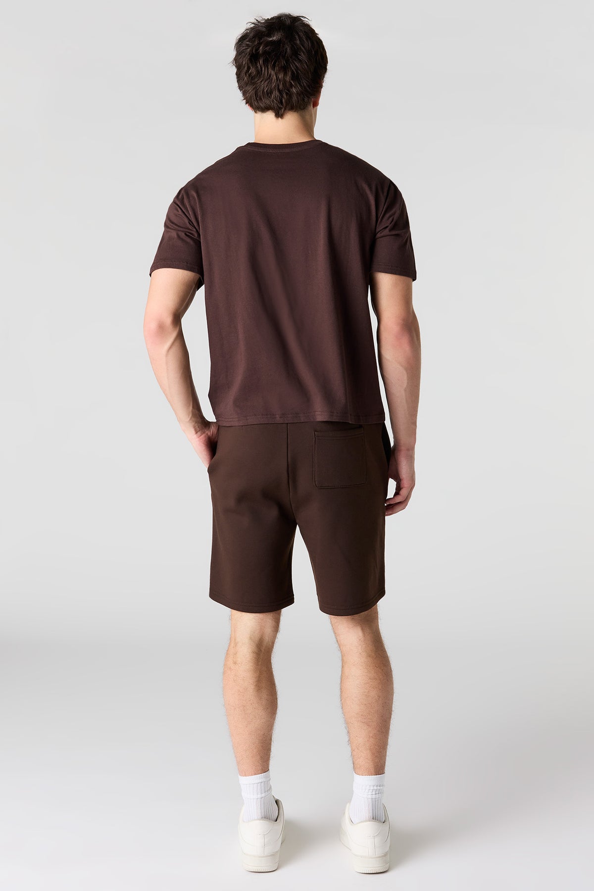 Vue alternative 3. Short en molleton imprimé