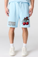 Short en molleton imprimé