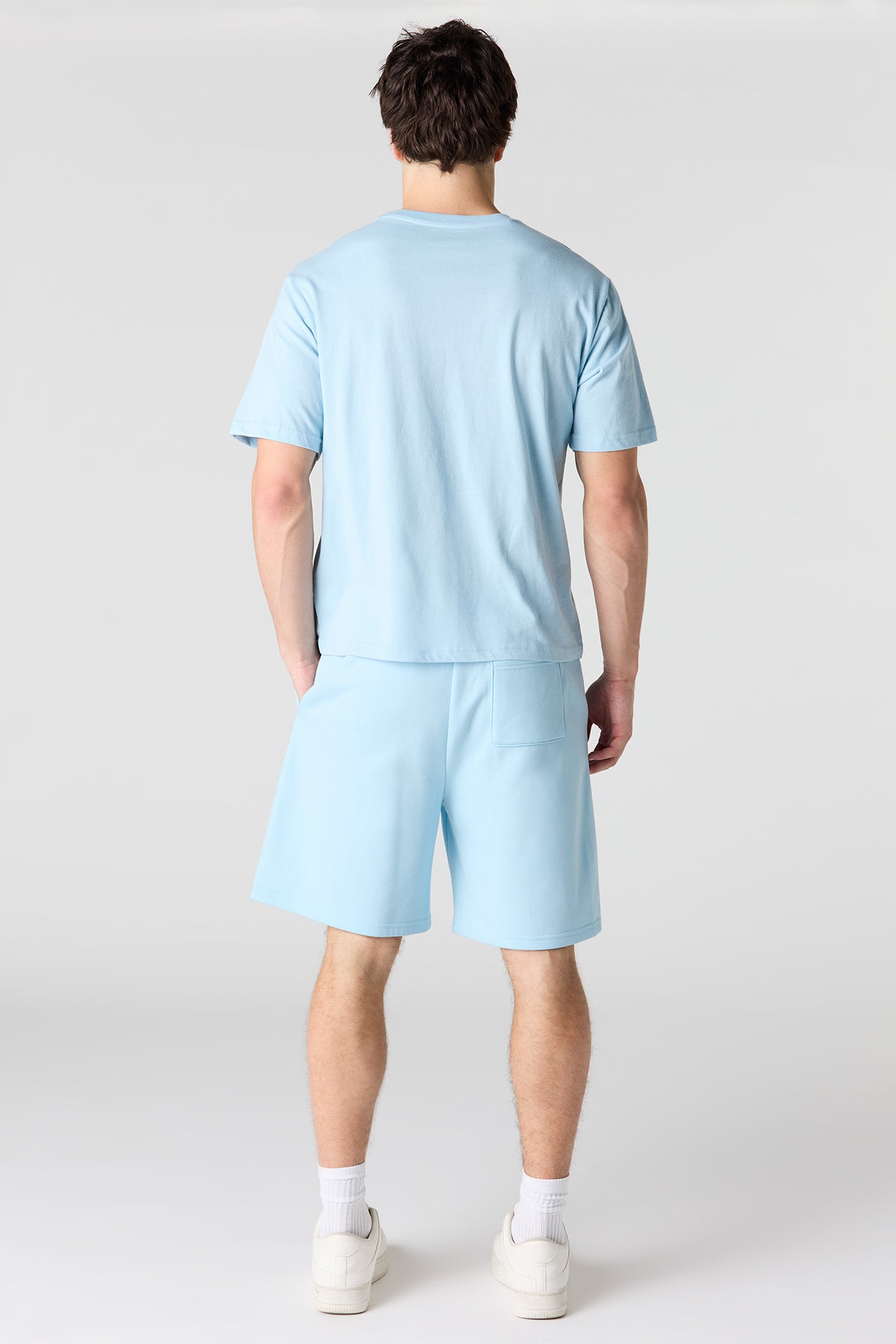 Vue alternative 3. Short en molleton imprimé