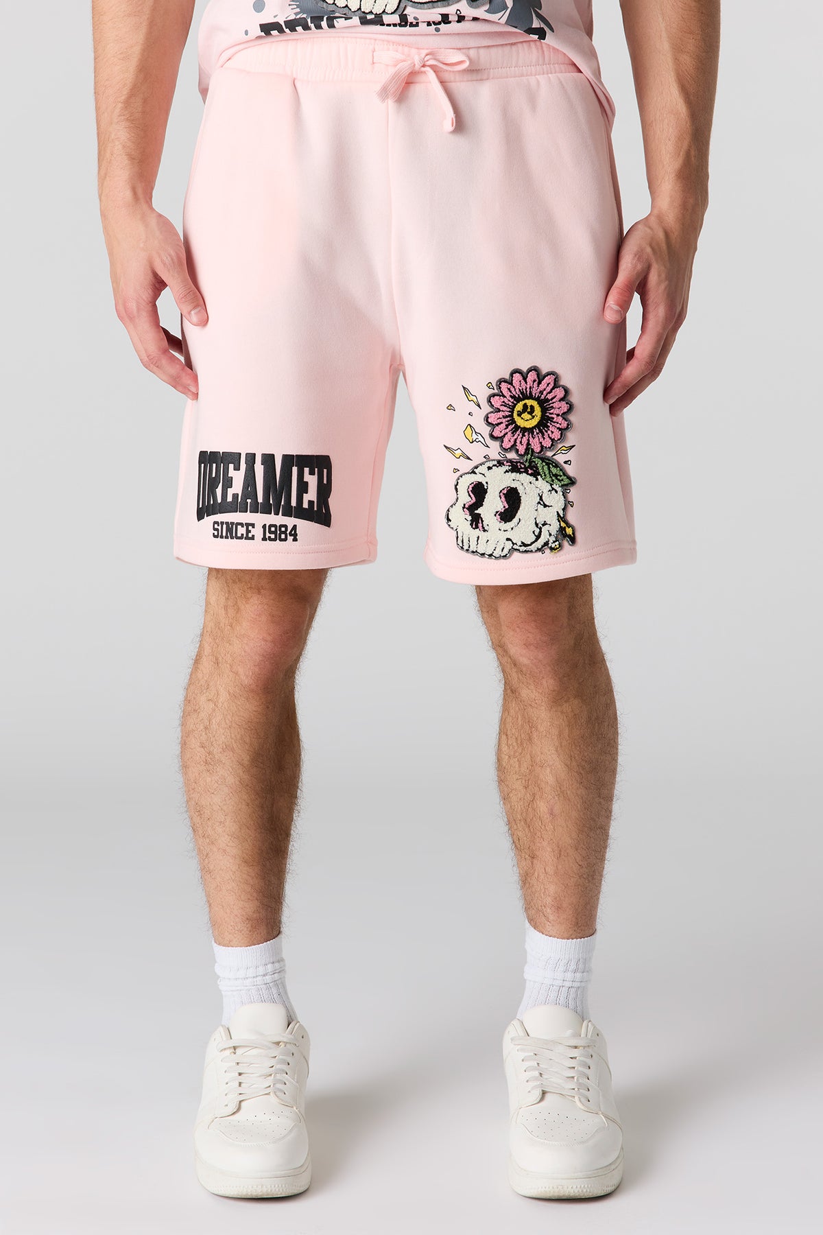 Short en molleton imprimé