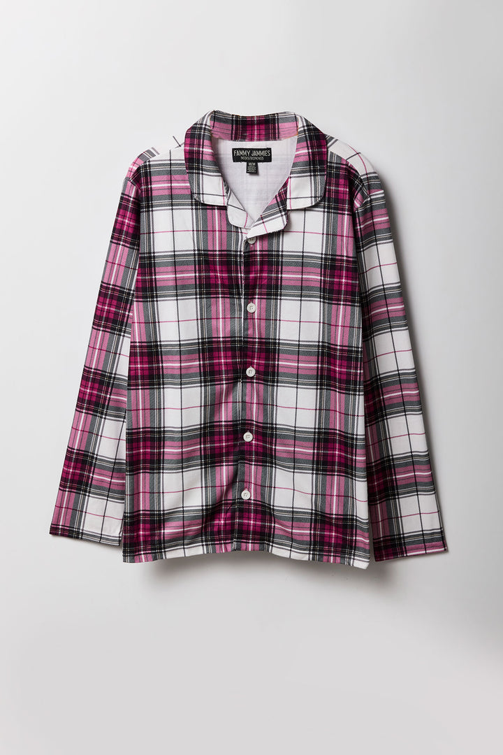 Ensemble Pyjamas de famille en flanelle à carreaux pour homme