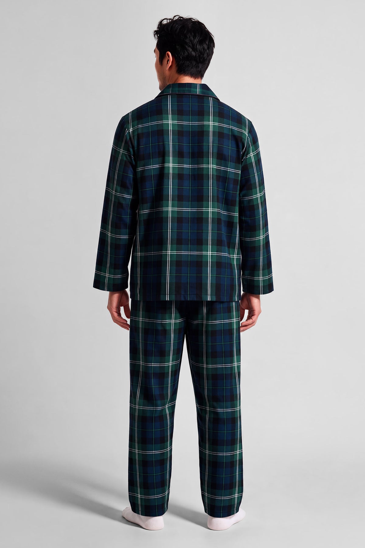 Vue alternative 3. Ensembl pyjama Pyjama de famille en flannelle à carreaux pour homme