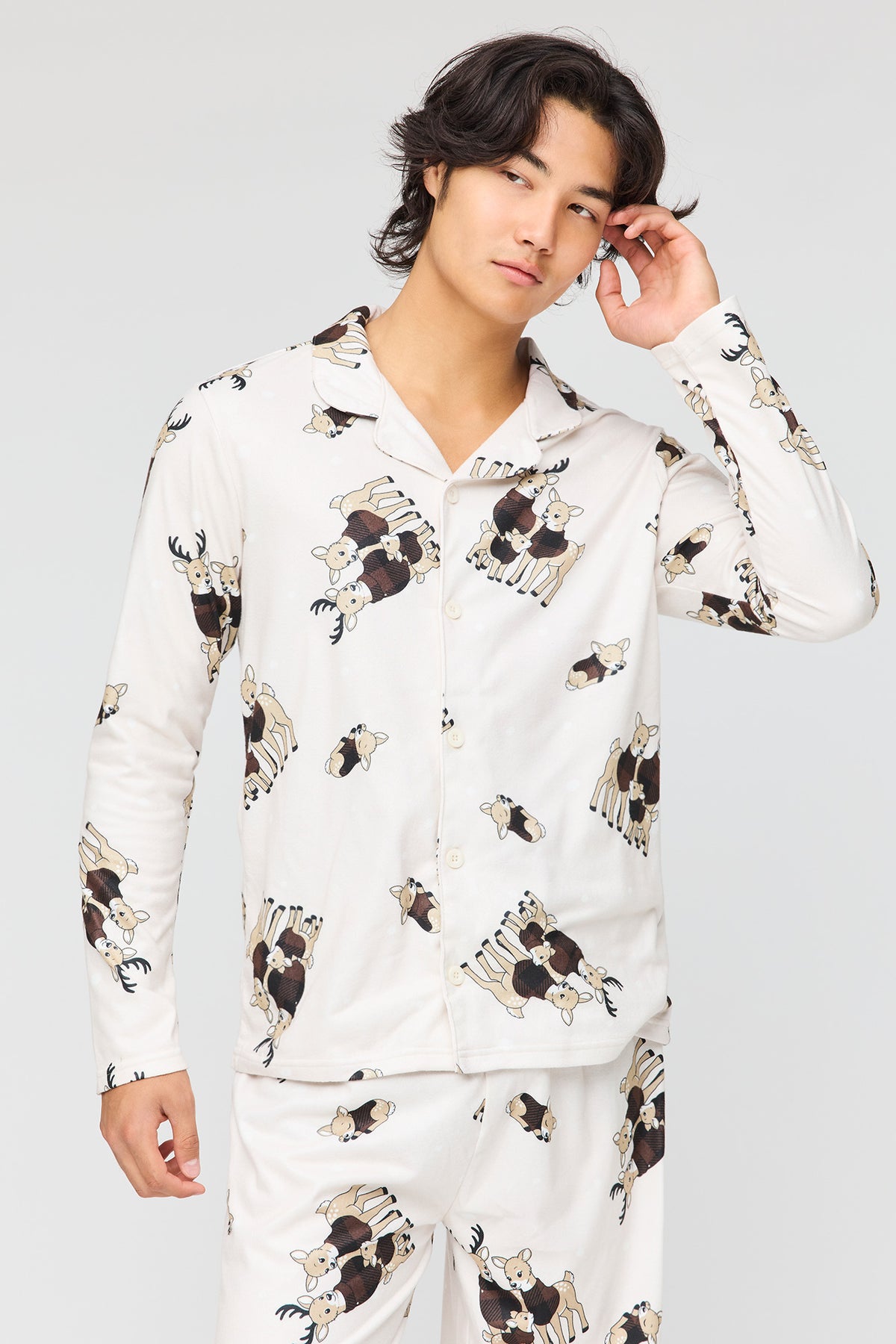Vue alternative 2. Ensemble pyjama Pyjamas de famille Doe Not Disturb pour homme