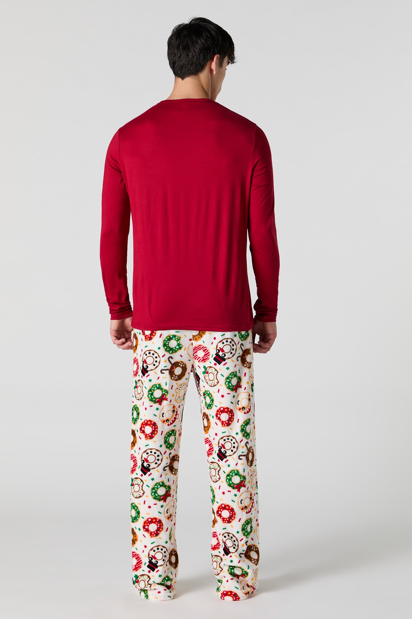 Ensemble pyjama Pyjamas de famille à imprimé Donut Dreams pour homme