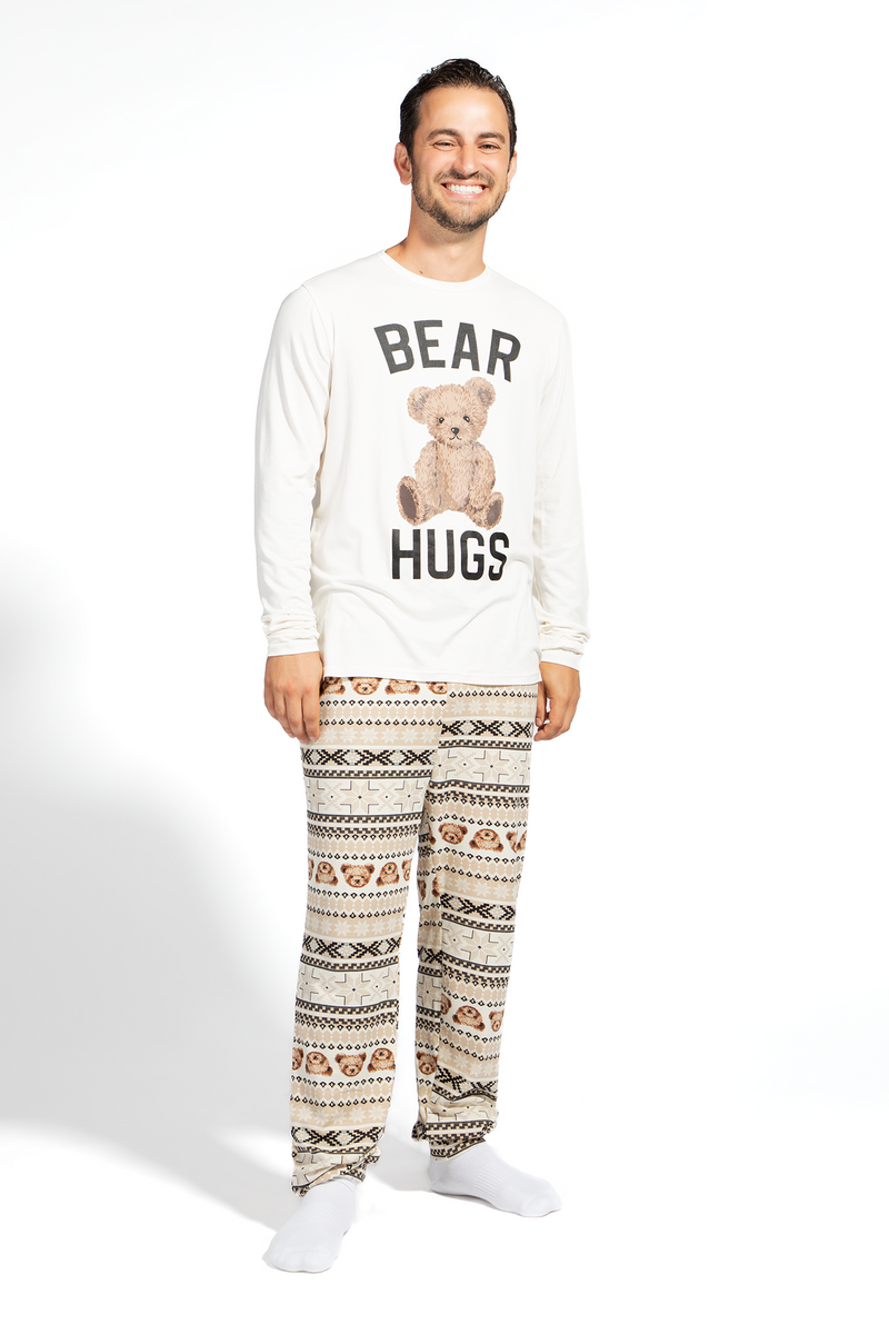 Mens Fammy Jammies Beary Cute Pajama Set