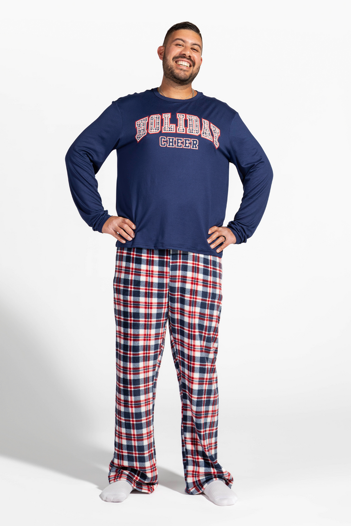 Mens Fammy Jammies Holiday Cheer Pajama Set