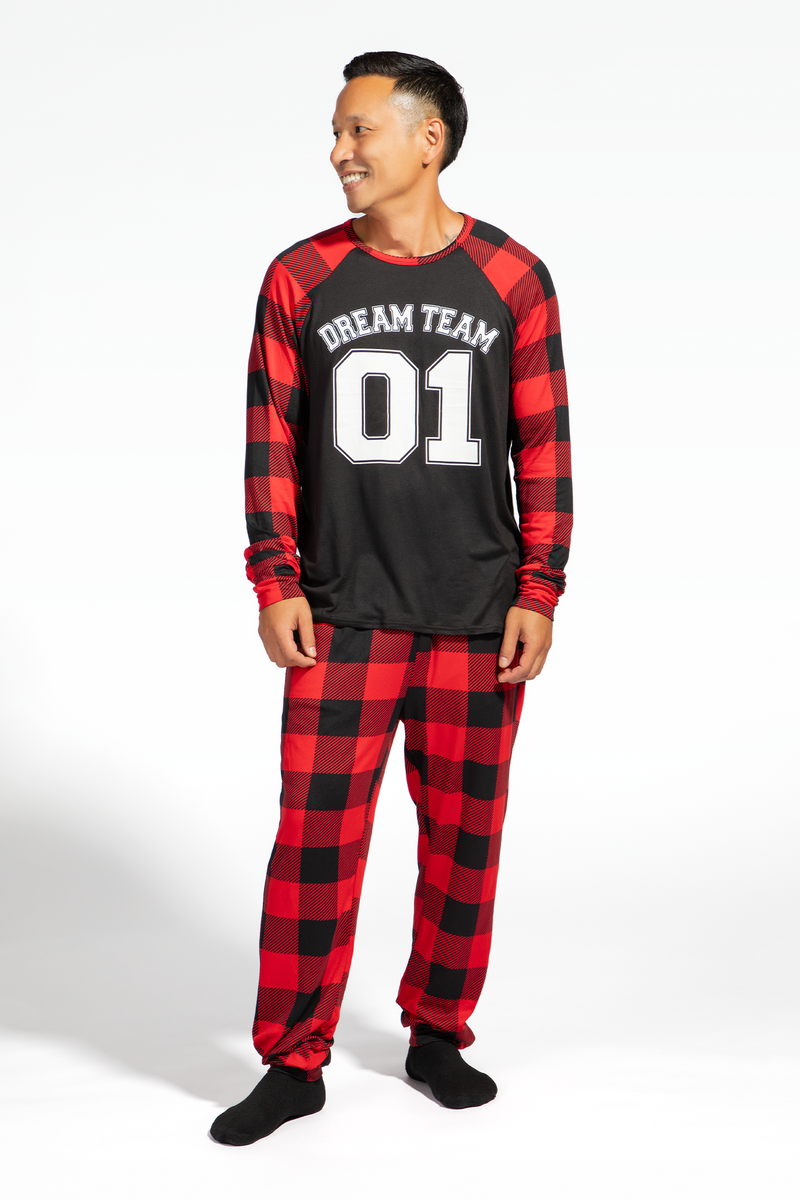 Mens Fammy Jammies Dream Team Pajama Set
