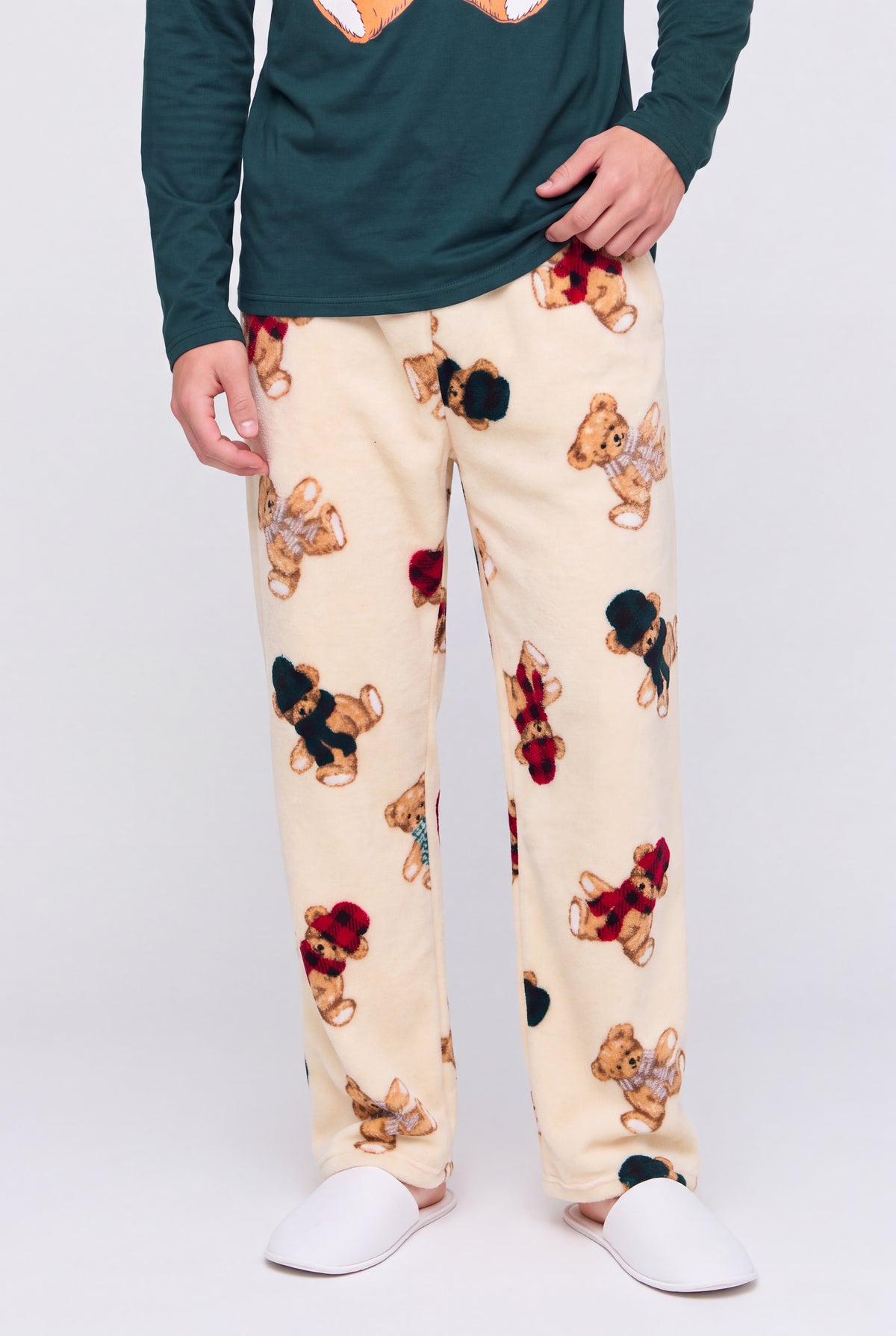 Alt View 4. Mens Cub Club Fammy Jammies Set - Tan