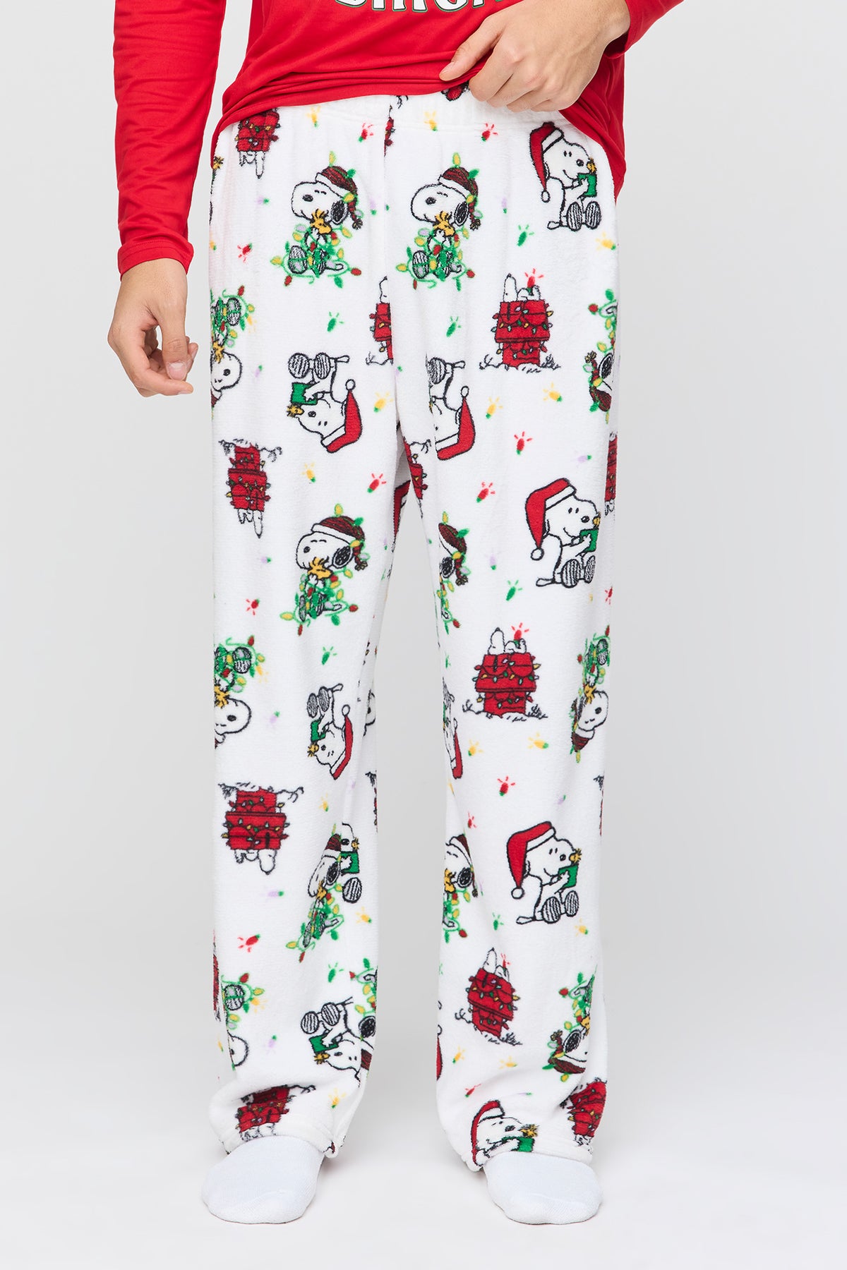 Vue alternative 3. Ensemble Pyjamas de famille Peanuts Snoopy Merry & Bright pour homme