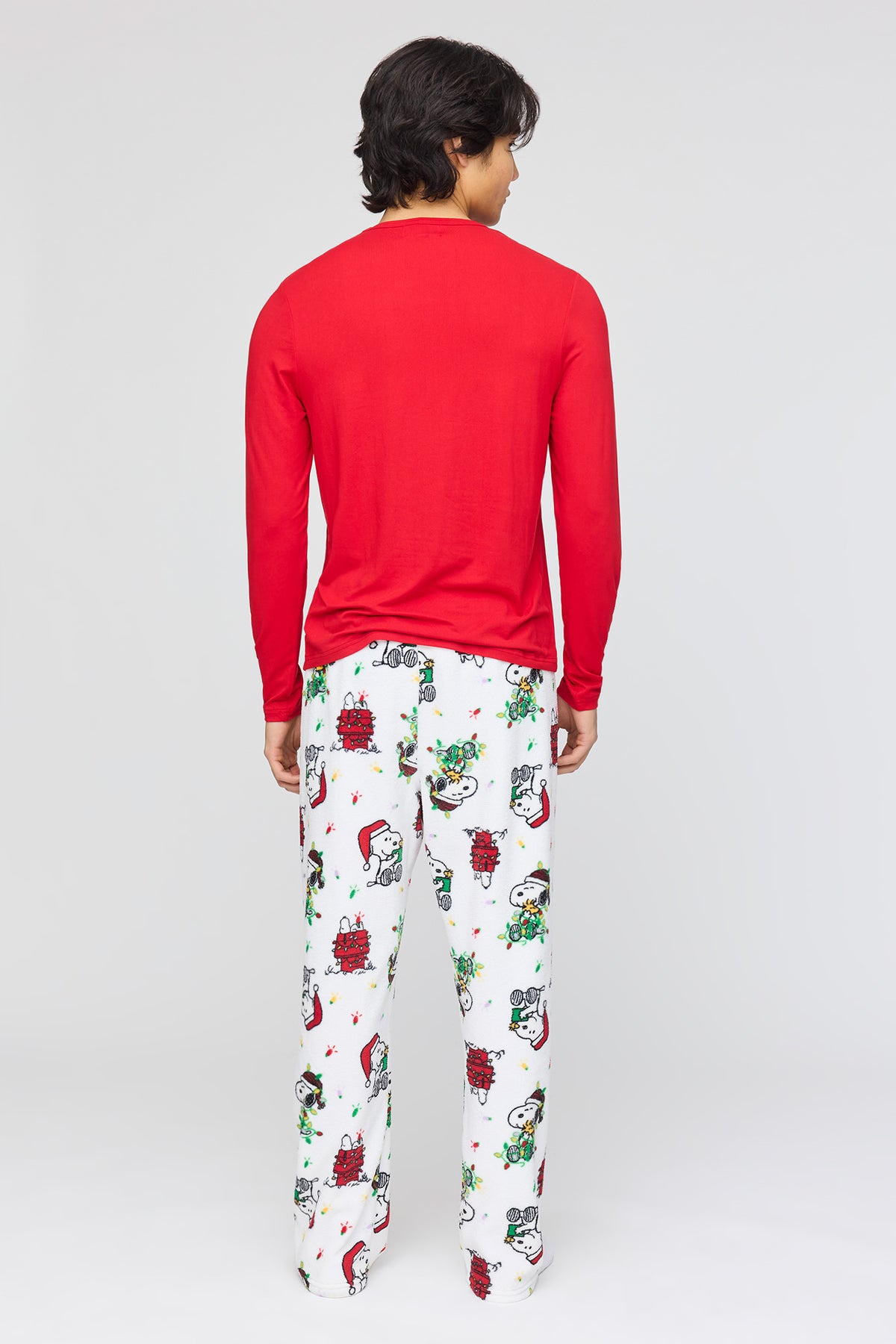 Vue alternative 4. Ensemble Pyjamas de famille Peanuts Snoopy Merry & Bright pour homme