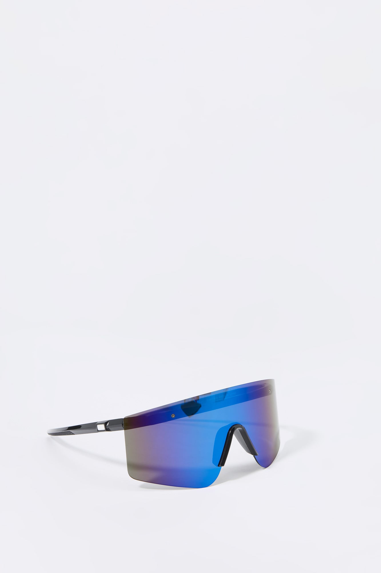 Soft Touch Rimless Shield Sunglasses