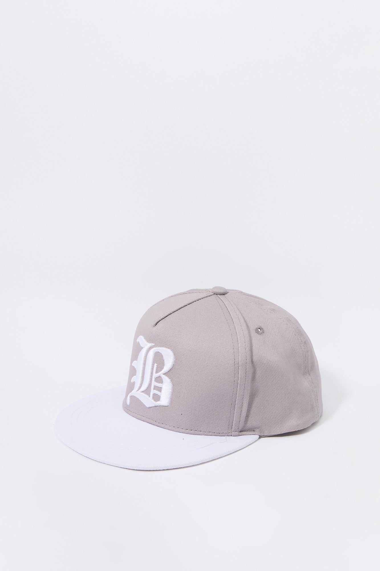 Boston Embroidered Two Tone Snapback Hat