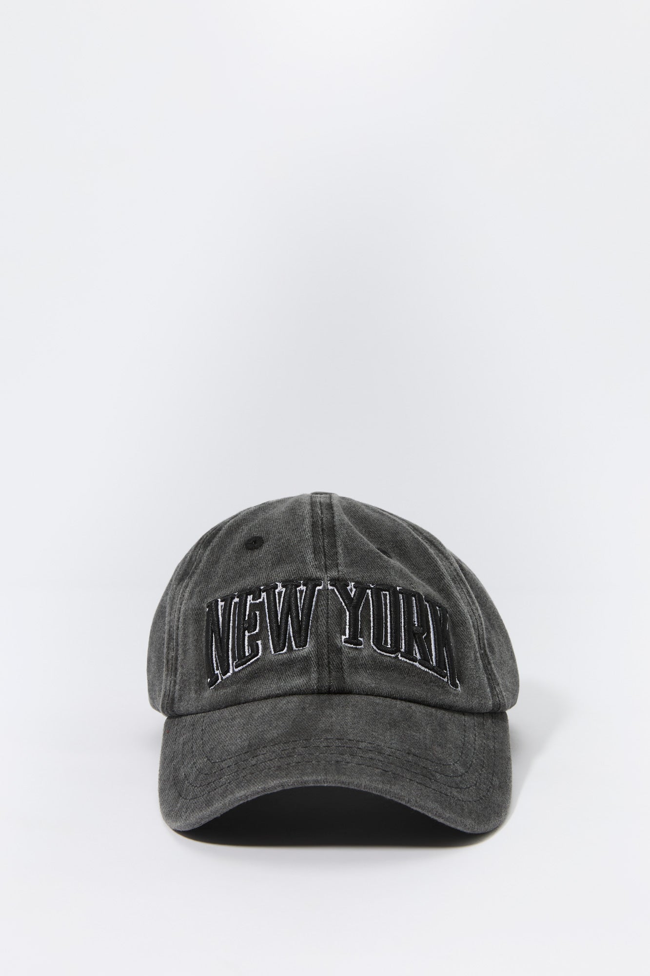 New York Embroidered Washed Baseball Hat