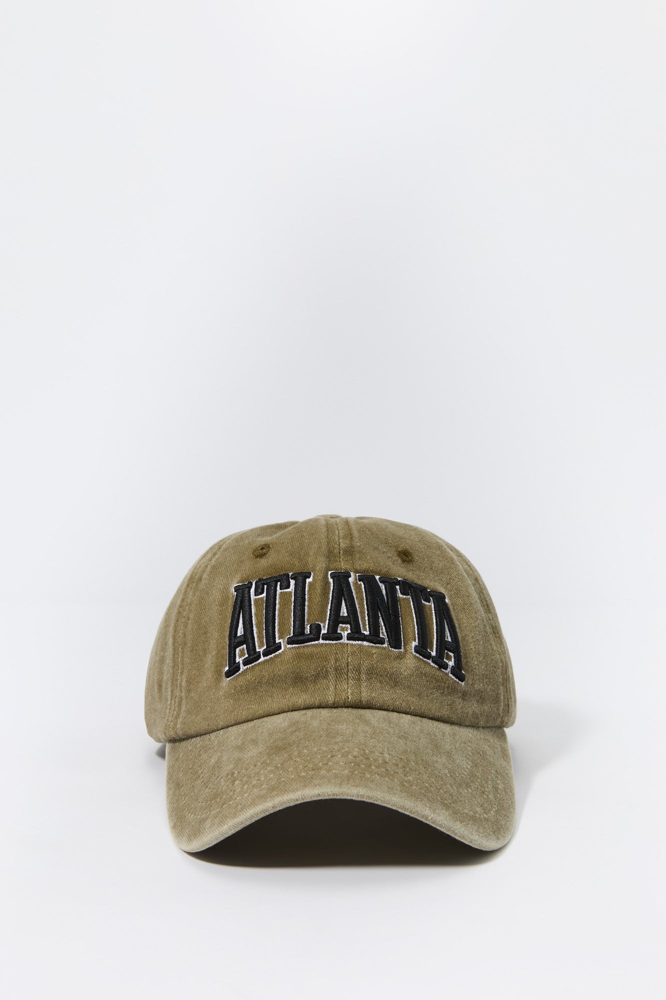 Atlanta Embroidered Washed Baseball Hat