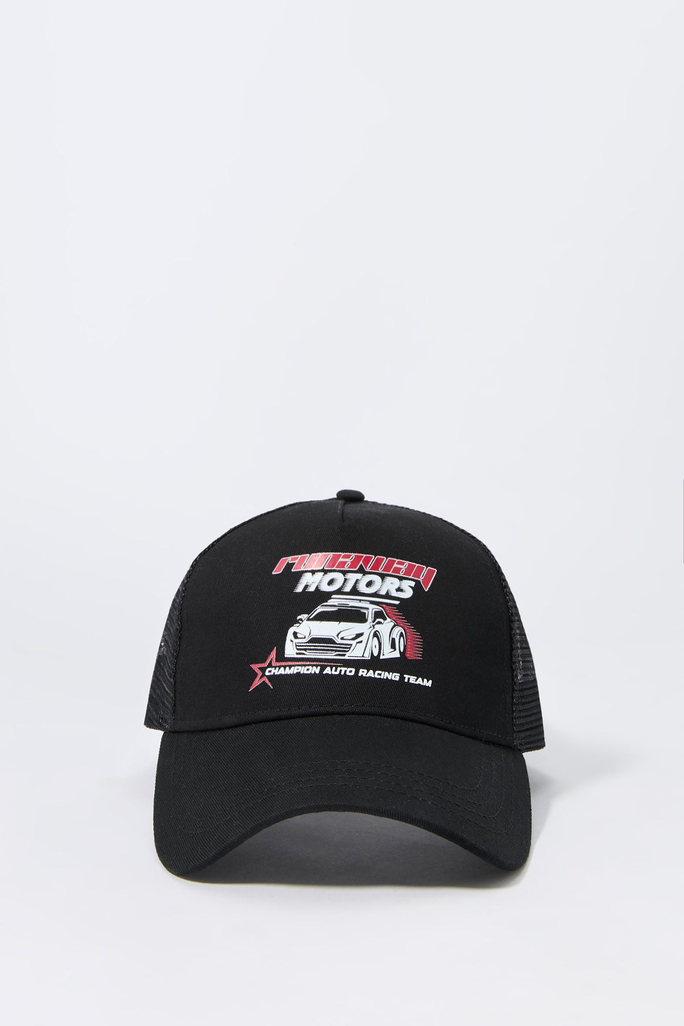 Casquette de camionneur à imprimé Runaway Motors