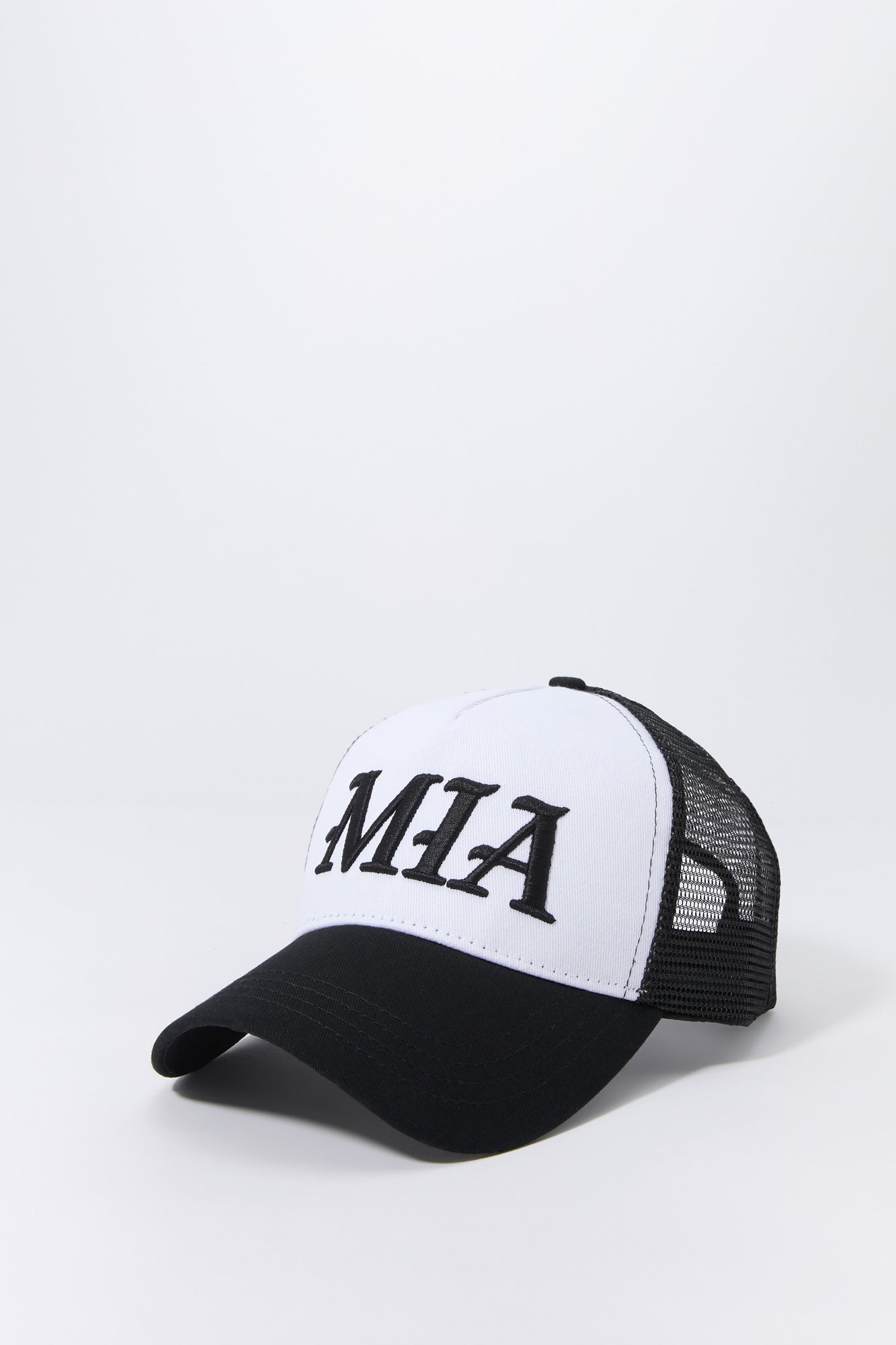 Casquette de camionneur avec motif brodé MIA