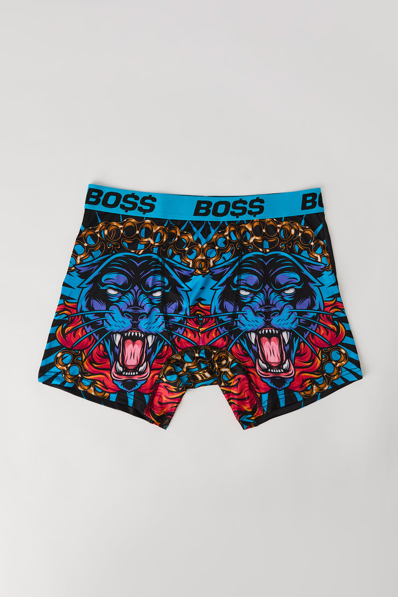 Caleçon à imprimé Boss Panther