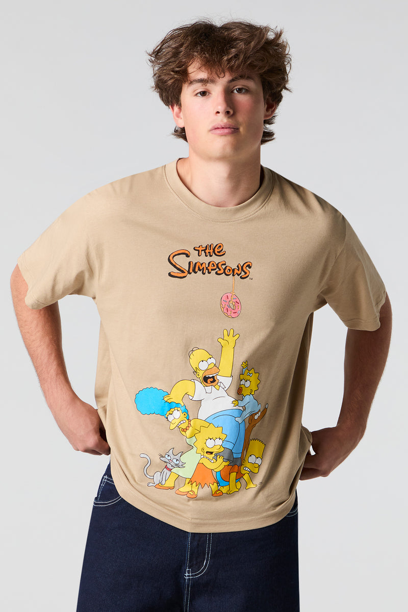 T-shirt à imprimé The Simpsons