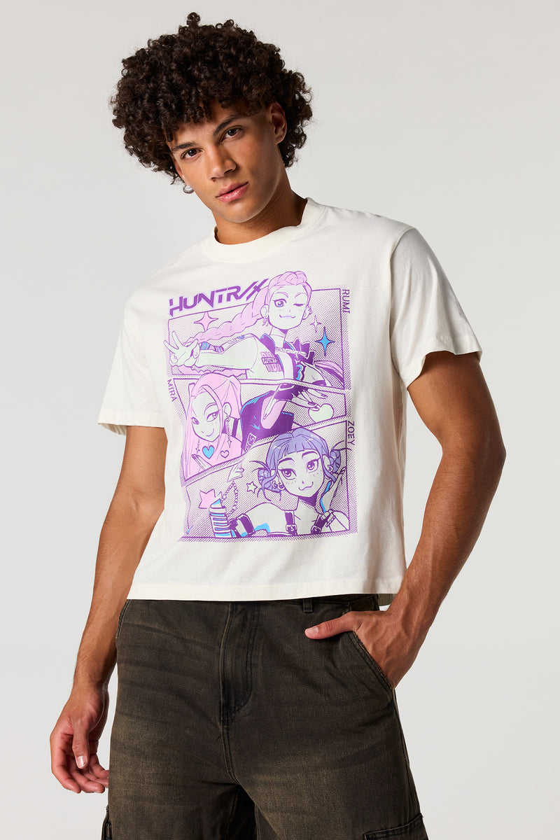 T-shirt à imprimé Kpop Demon Hunters