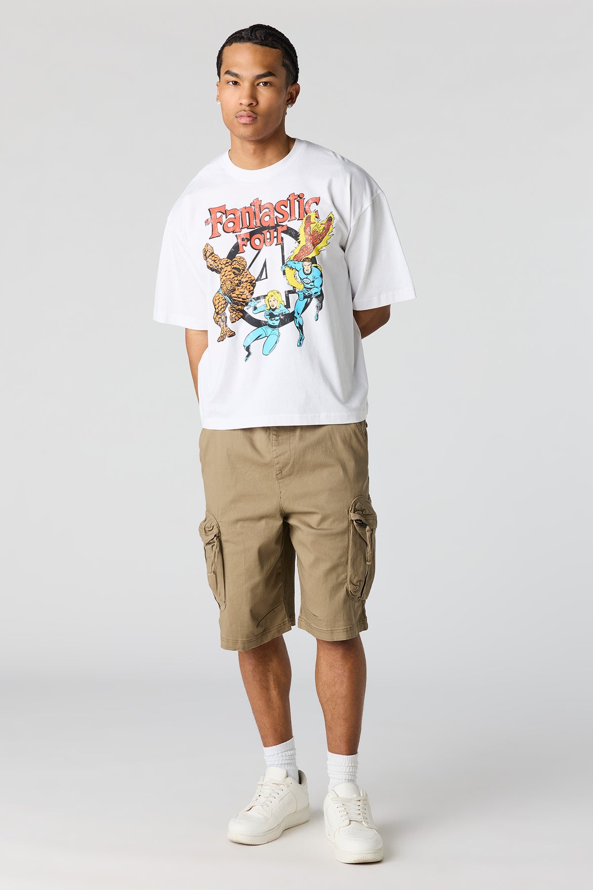 Alt View 3. The Fantastic Four Graphic T-Shirt - White