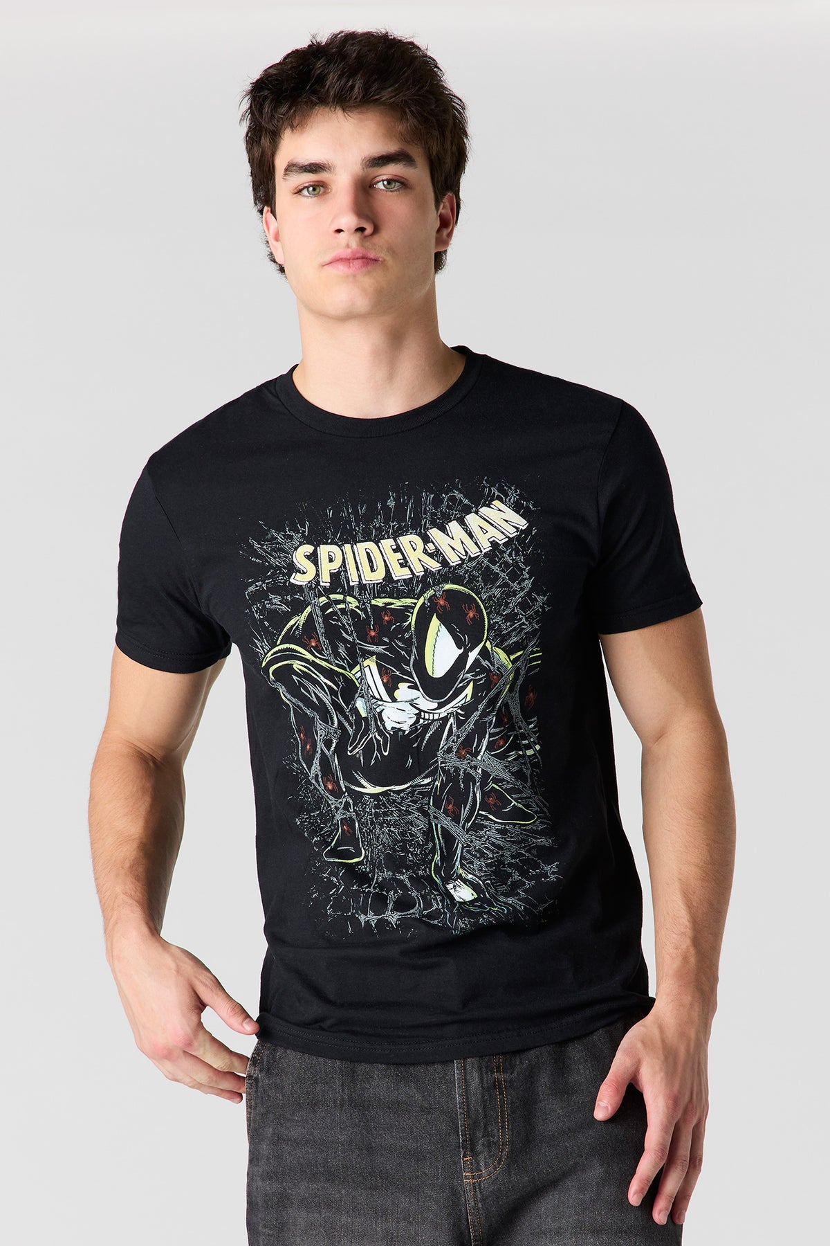 T-shirt à imprimé Spider-Man