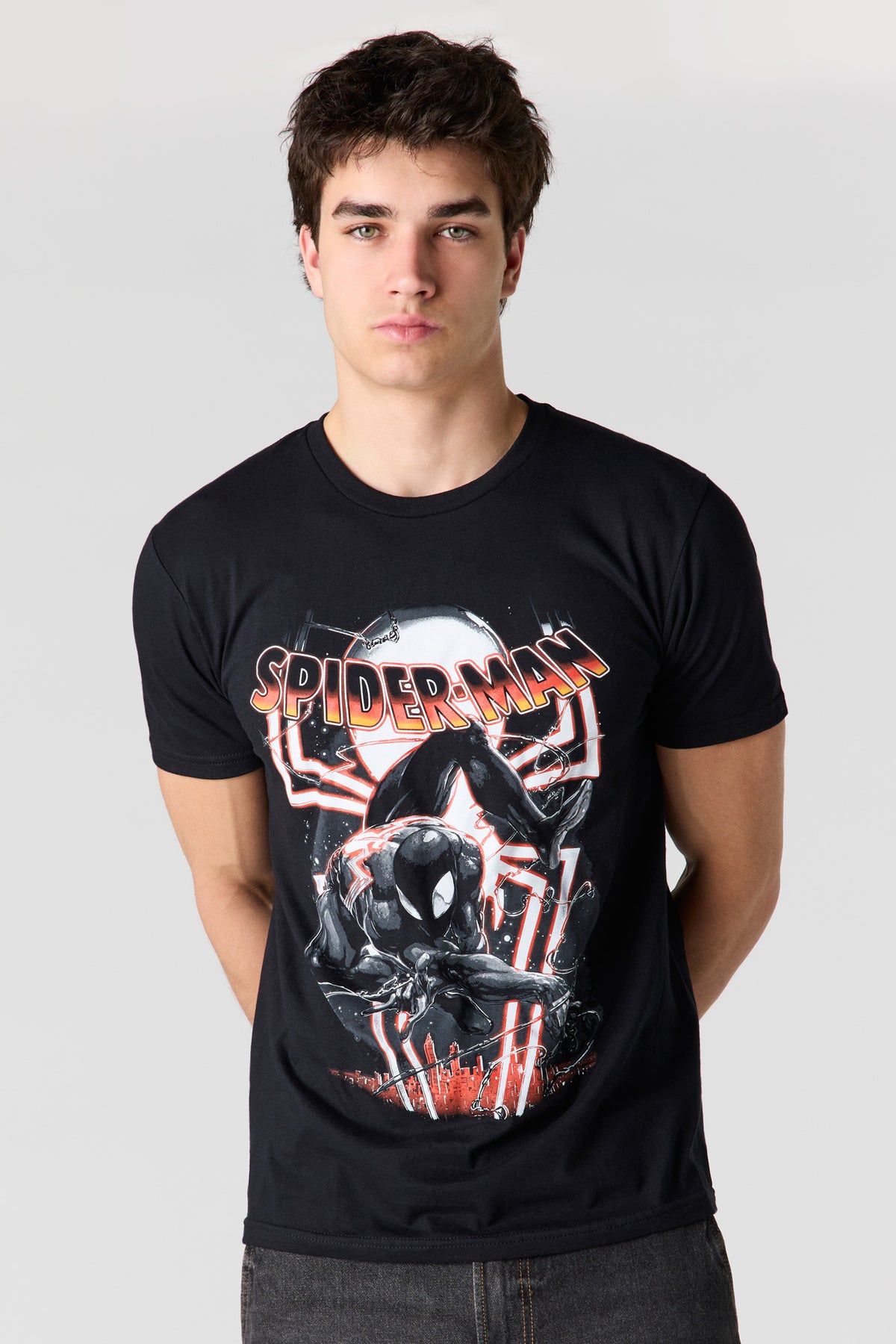 T-shirt à imprimé Spider-Man