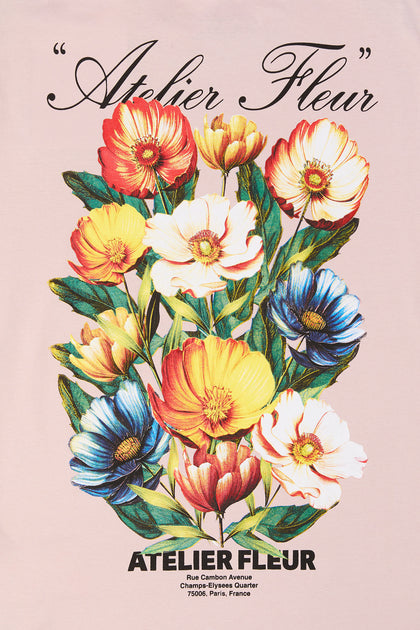 T-shirt à imprimé Atelier Fleur