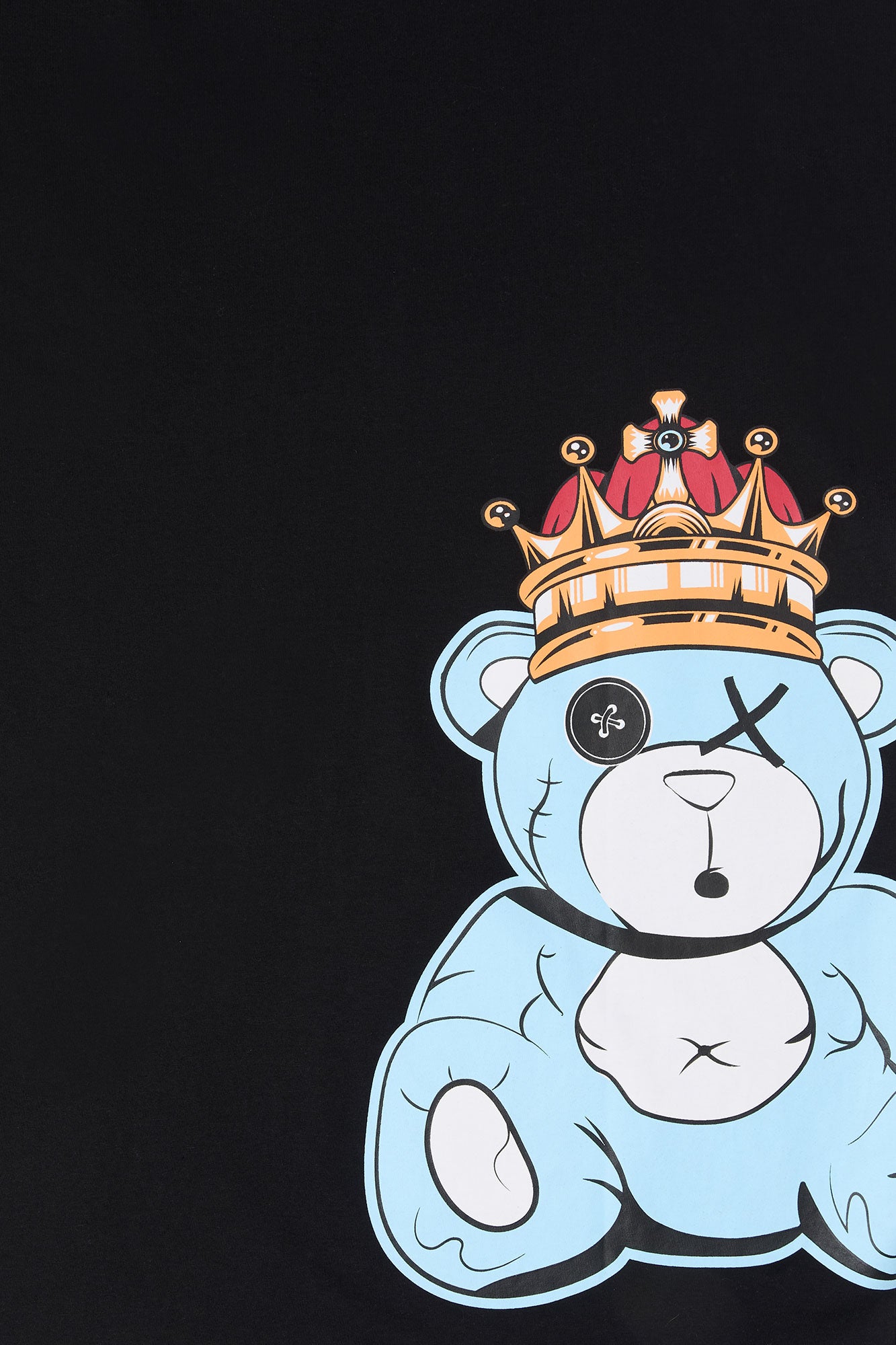 T-shirt à imprimé King Teddy