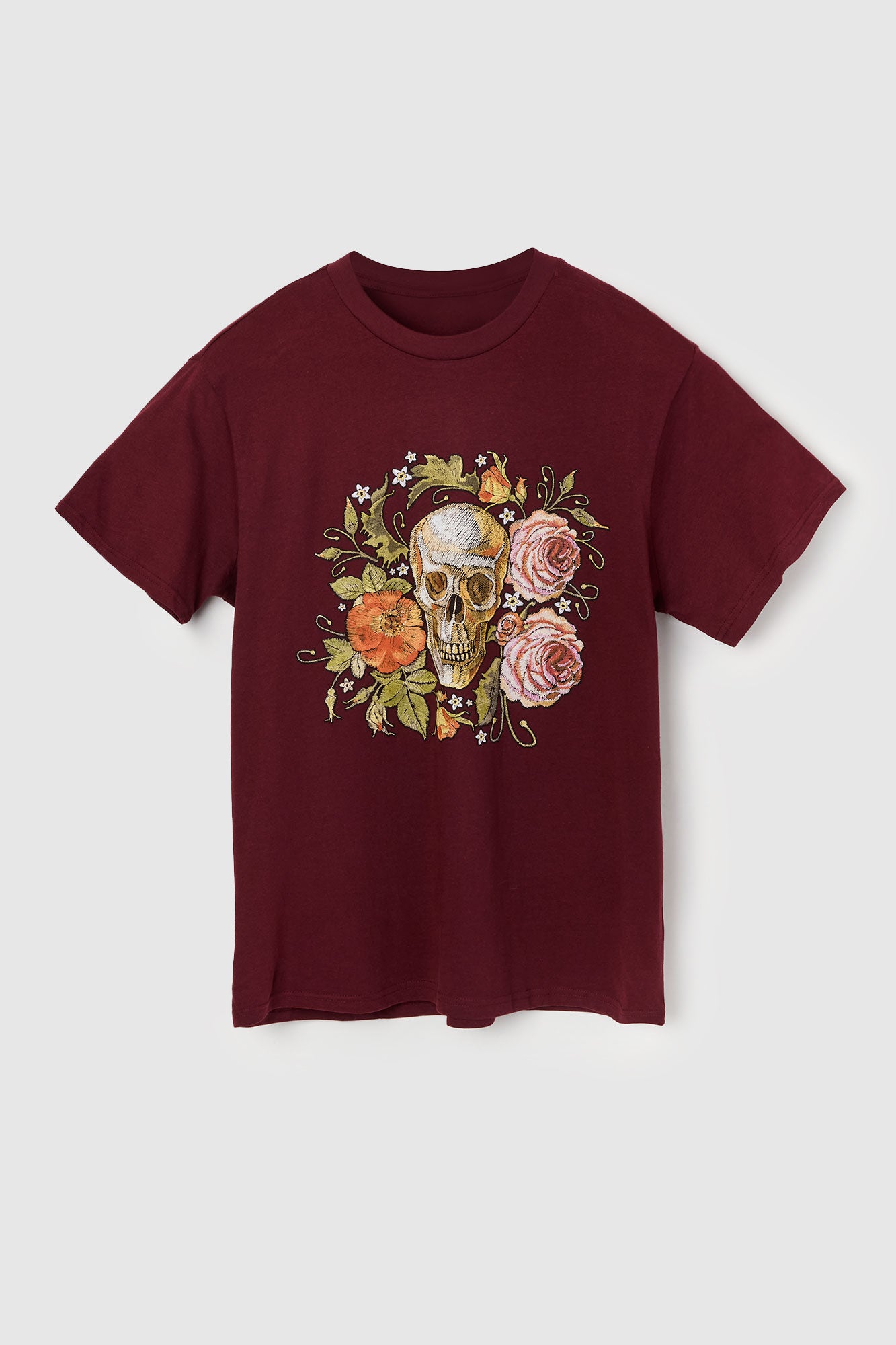 T-shirt à imprimé Skull and Roses