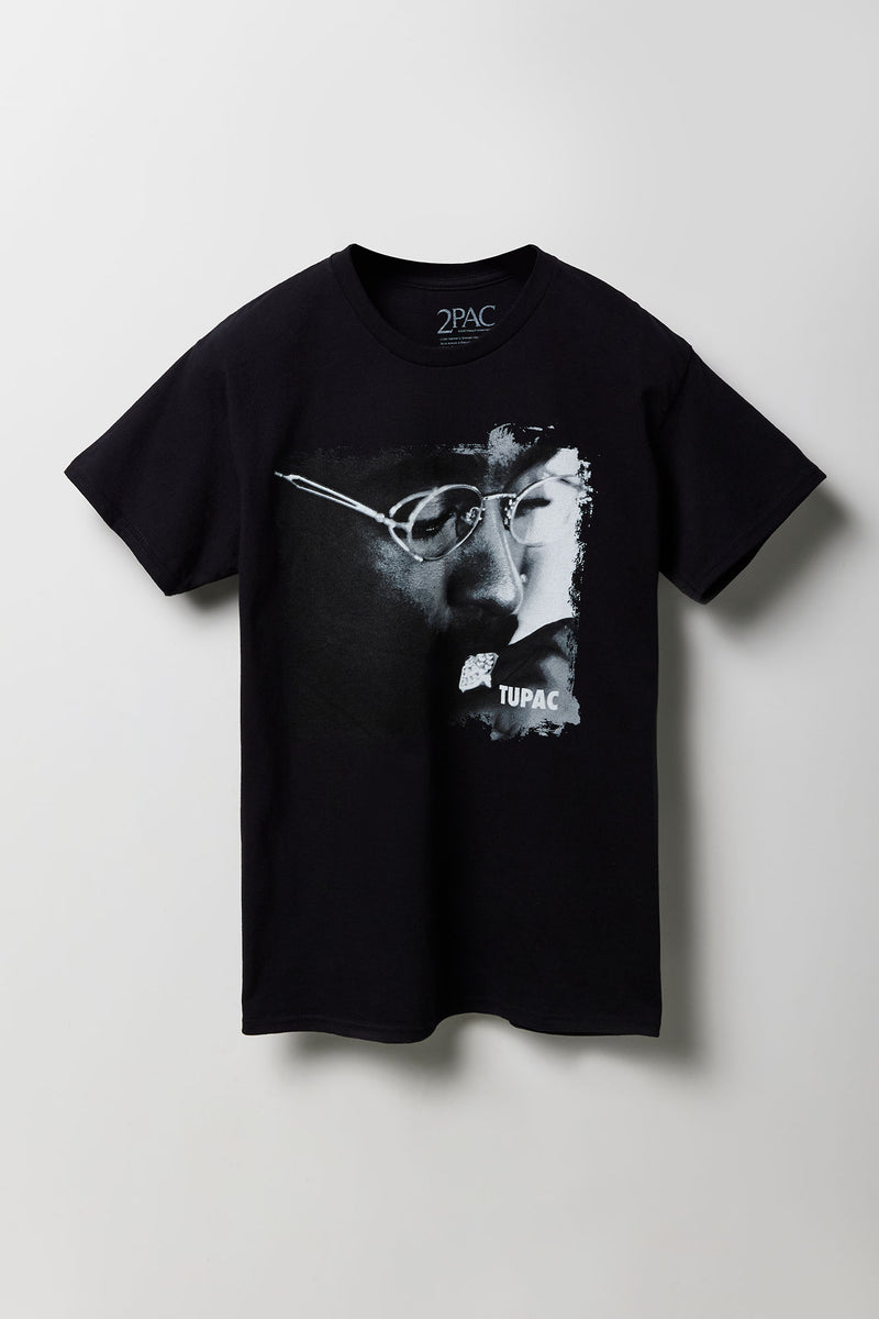 T-shirt ample à imprimé Tupac