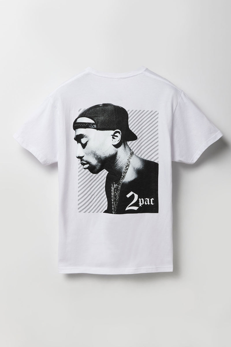 T-shirt ample à imprimé Tupac
