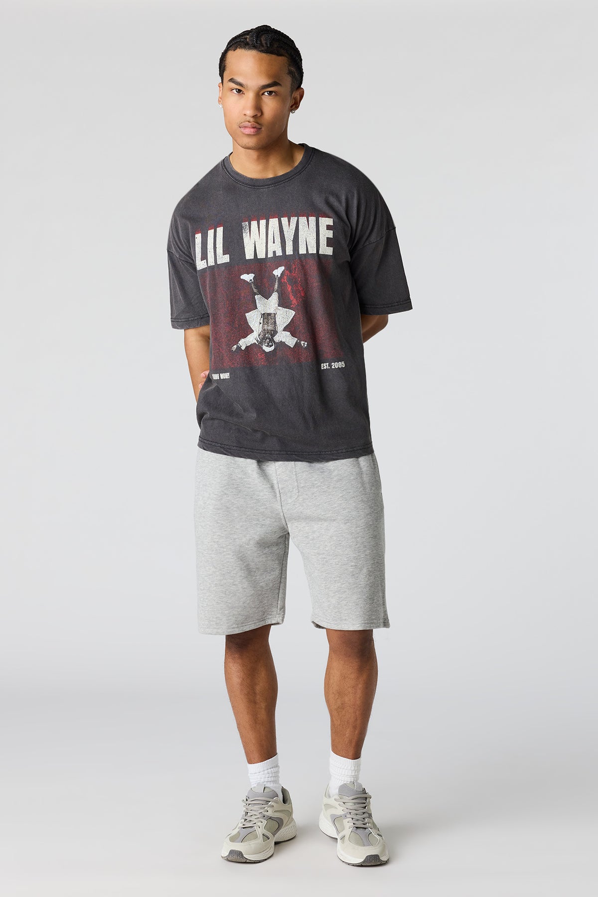 Alt View 3. Lil Wayne Graphic T-Shirt - Black