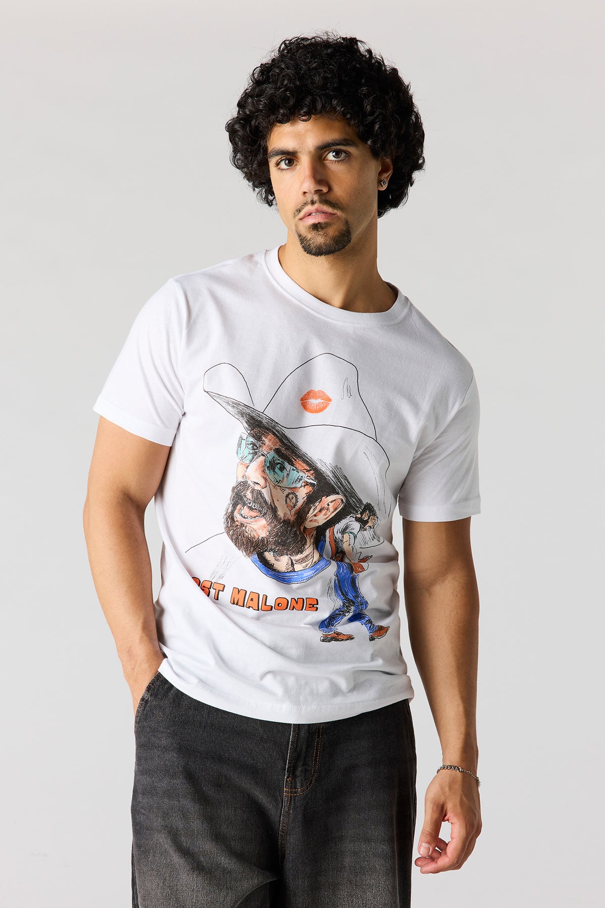 T-shirt à imprimé Post Malone