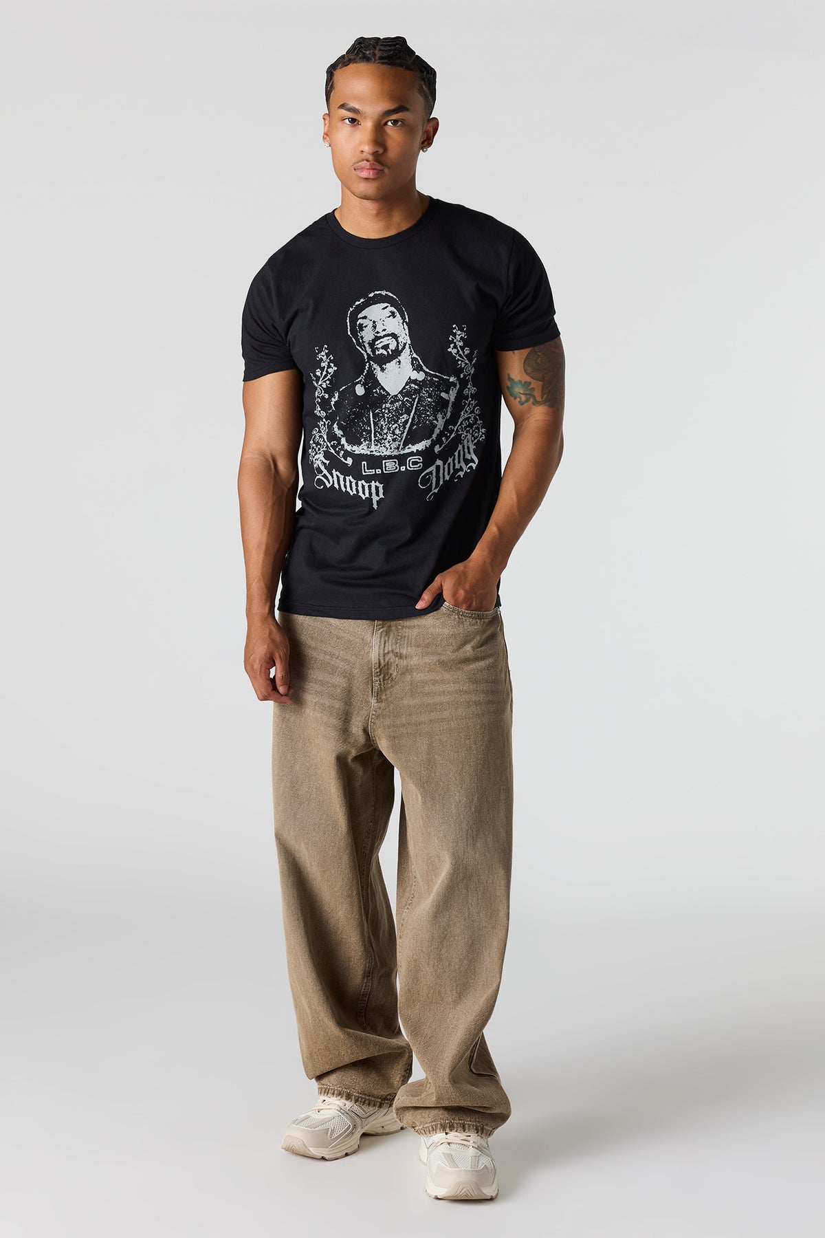 Vue alternative 3. T-shirt à imprimé Snoop Dogg