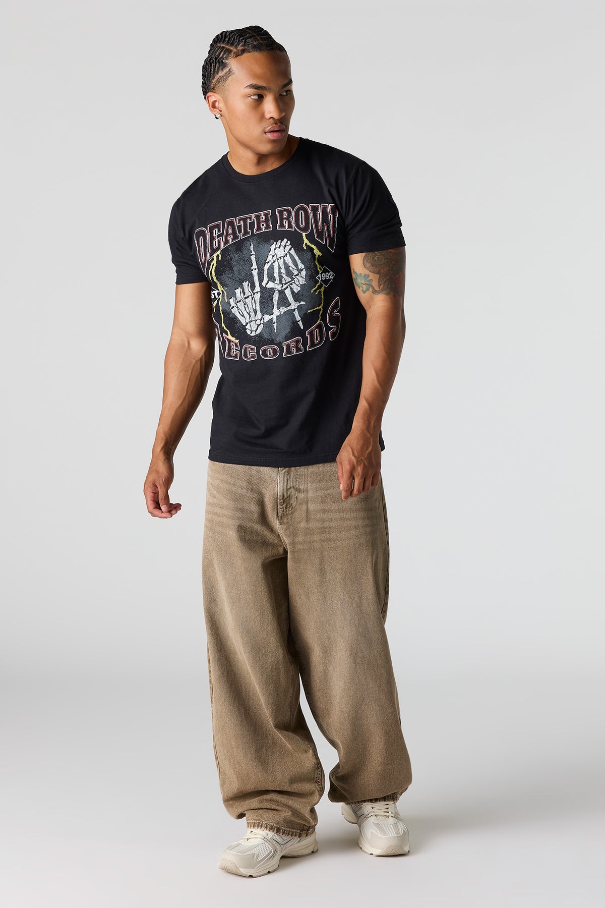 Vue alternative 3. T-shirt à imprimé Death Row Records