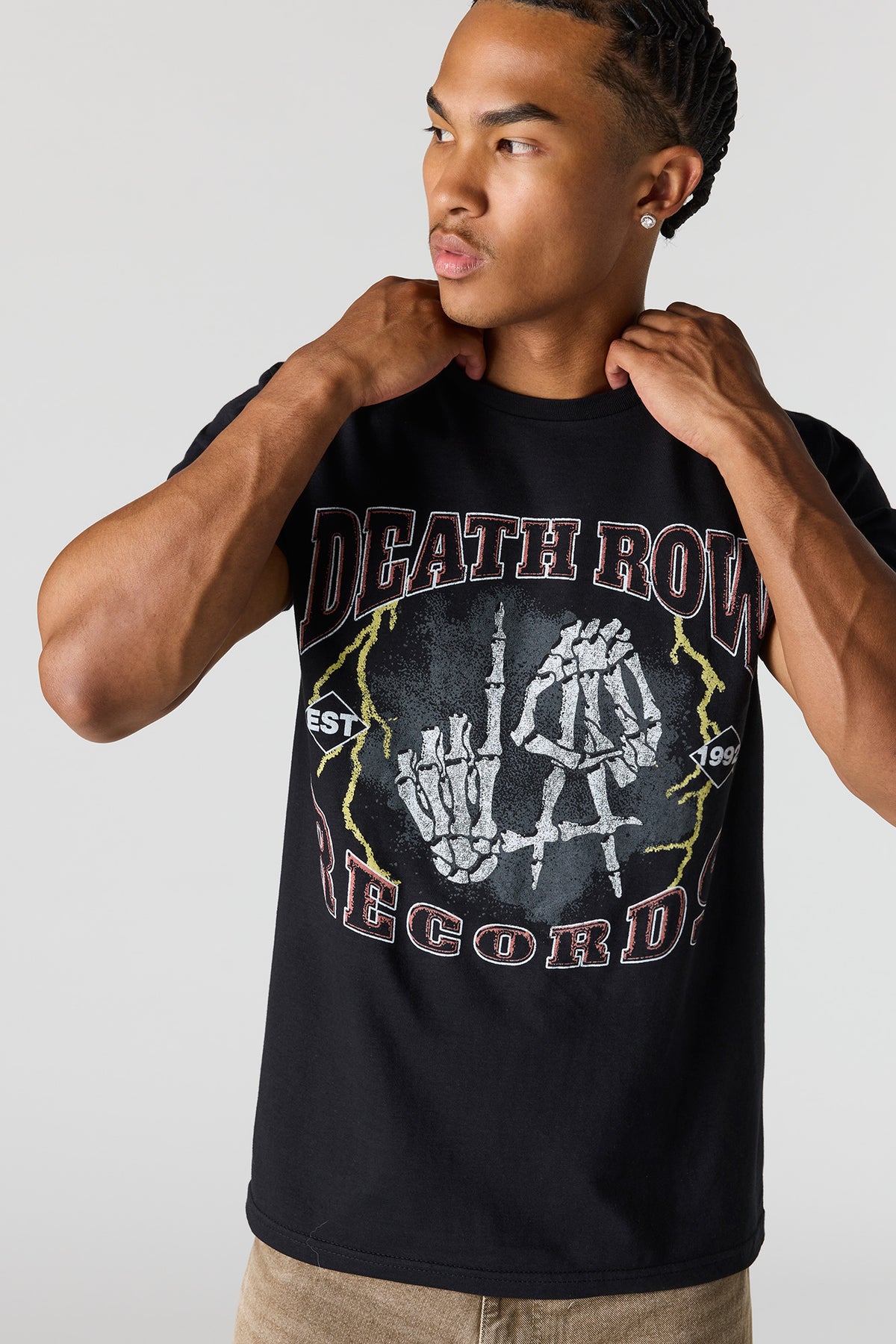 Vue alternative 4. T-shirt à imprimé Death Row Records
