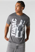 T-shirt à imprimé Tupac