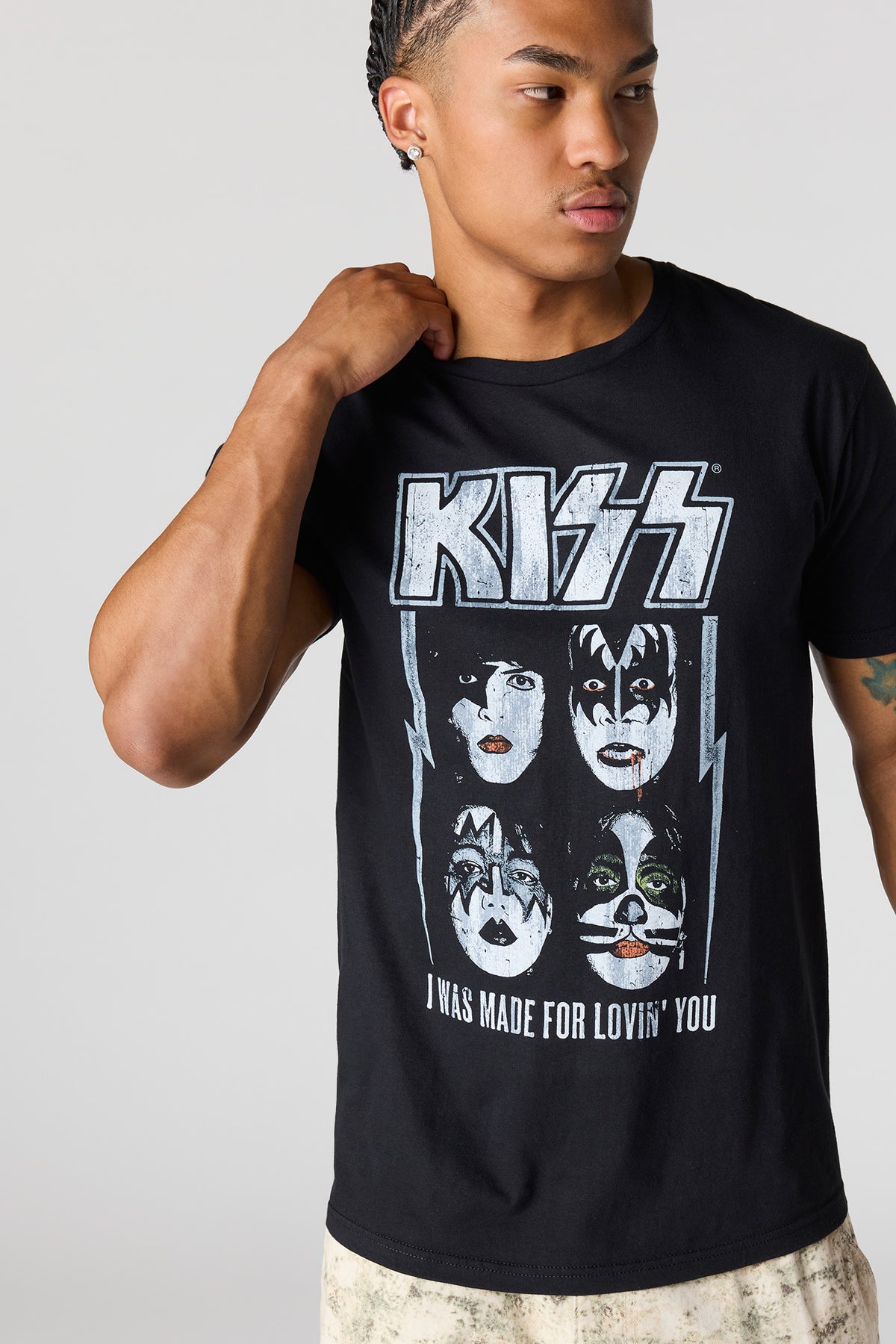 Vue alternative 4. T-shirt à imprimé KISS