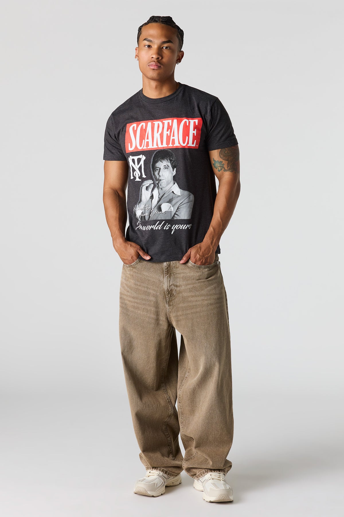 Vue alternative 3. T-shirt à imprimé Scarface