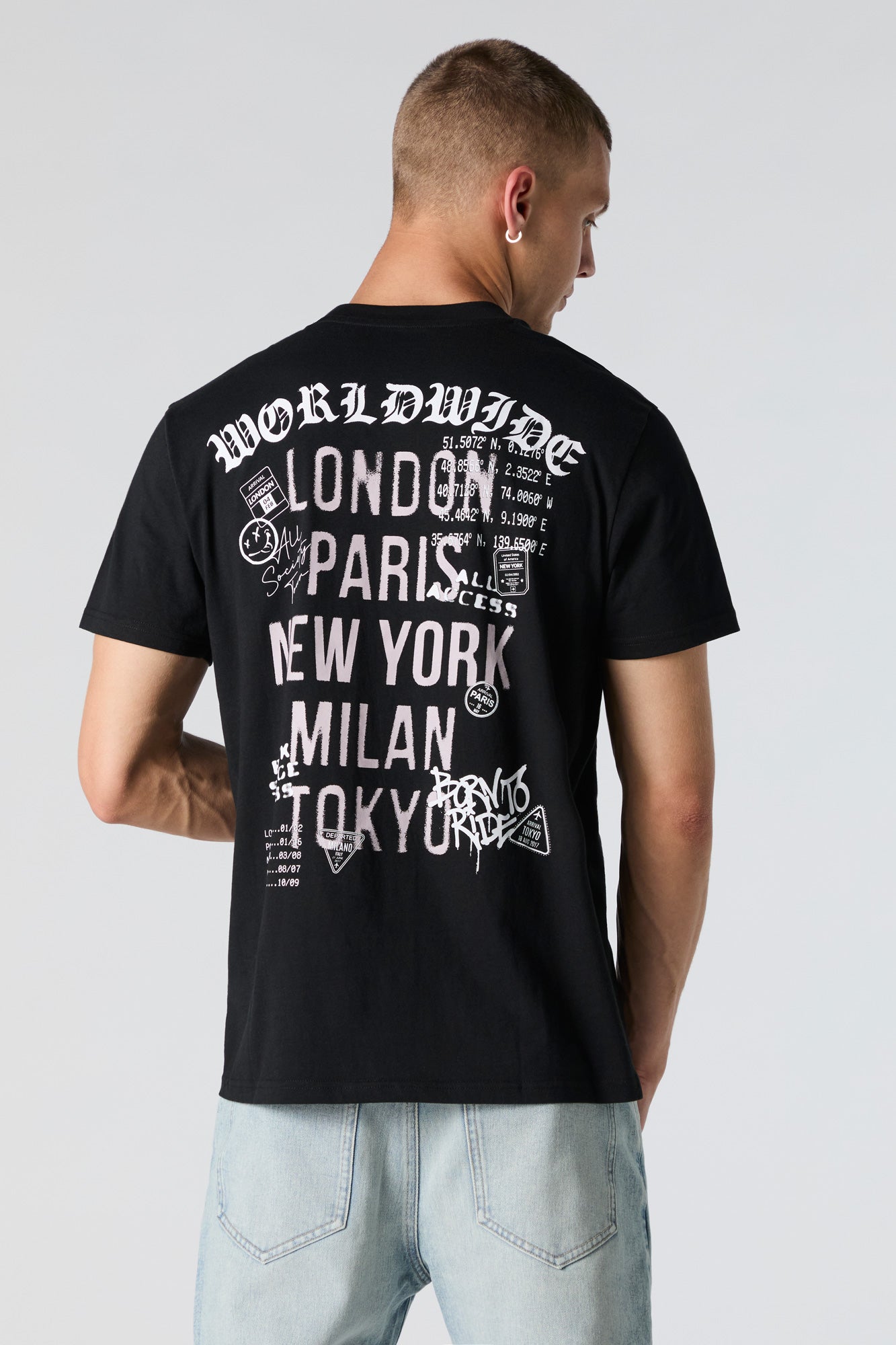 T-shirt à imprimé Worldwide Tour